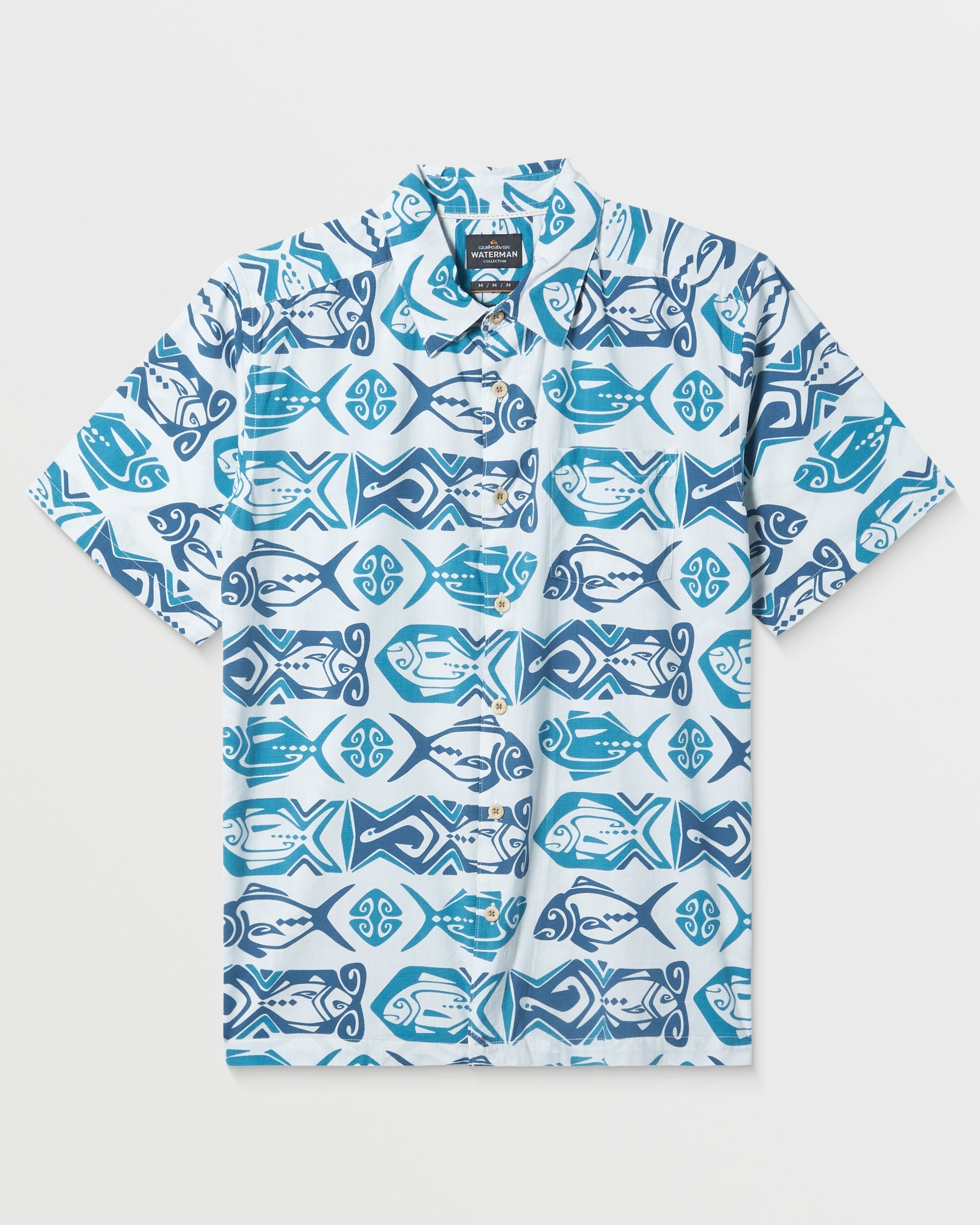 Waterman Band O Fish Shirt - White Print