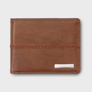Stitchy 3 Wallet - Chocolate Brown