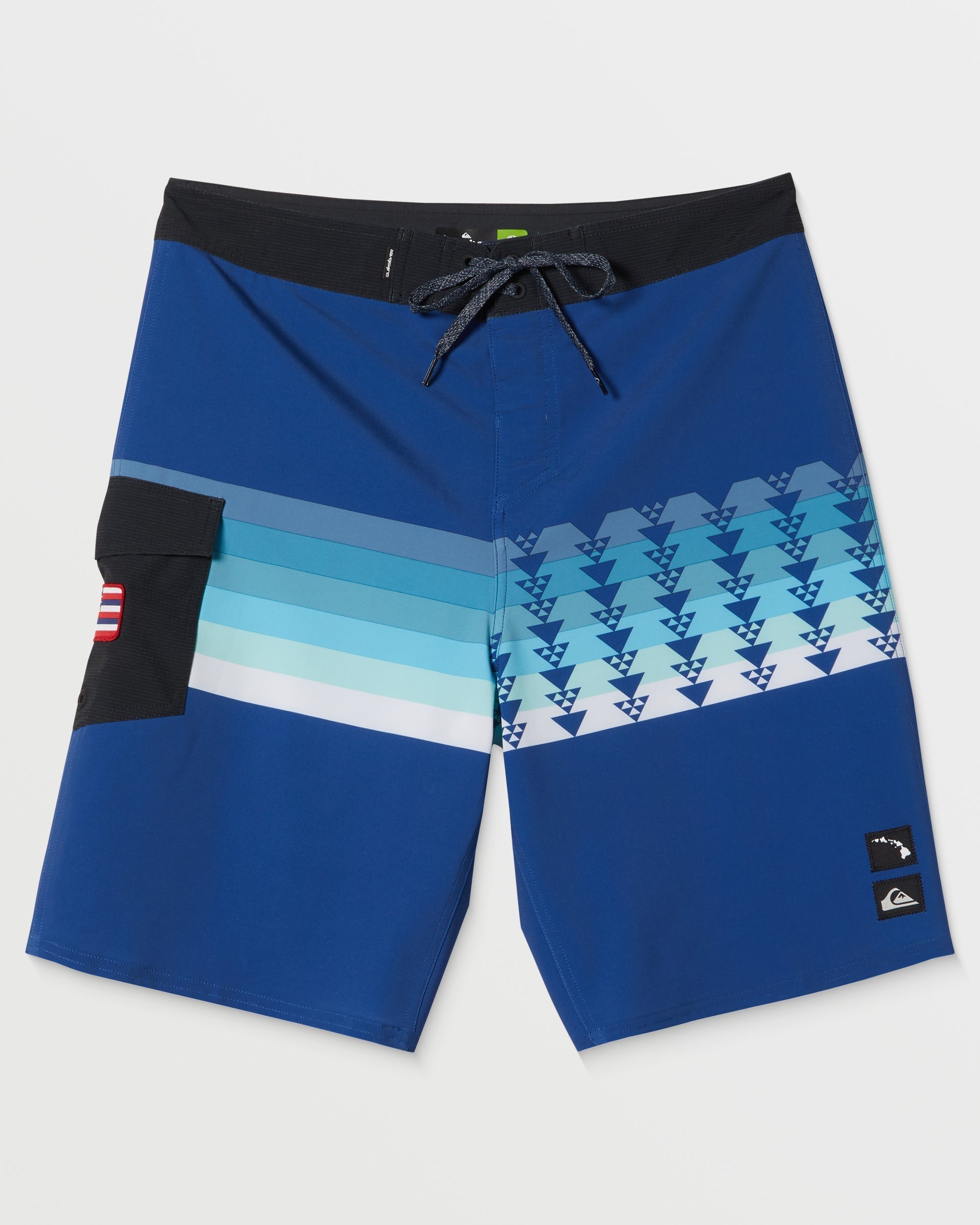 Surfsilk Hawaii Rockies 20 Boardshorts - Monaco Blue Print