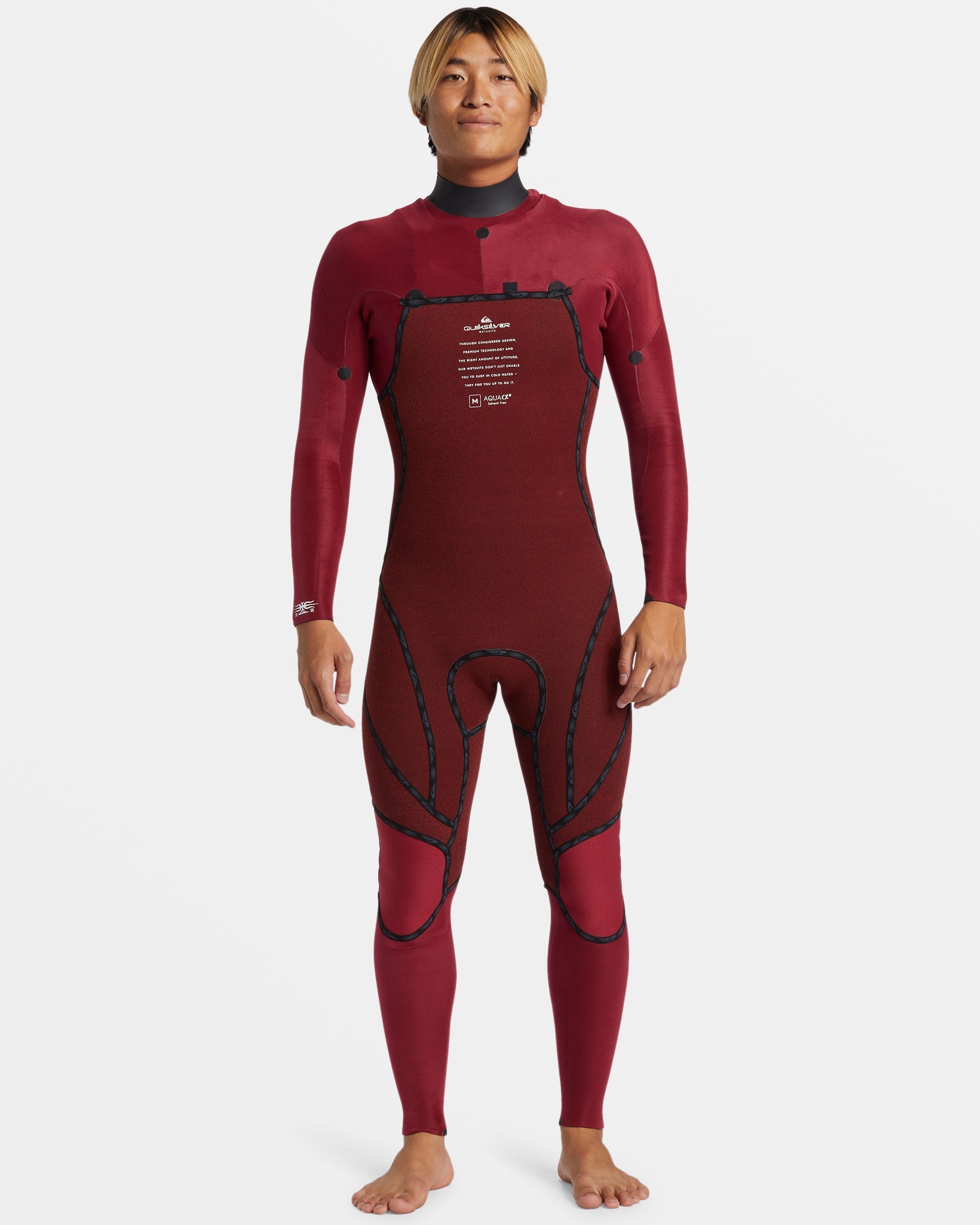 3/2mm Mercury Chest Zip GBS Wetsuit - Olympian Blue - Image 5