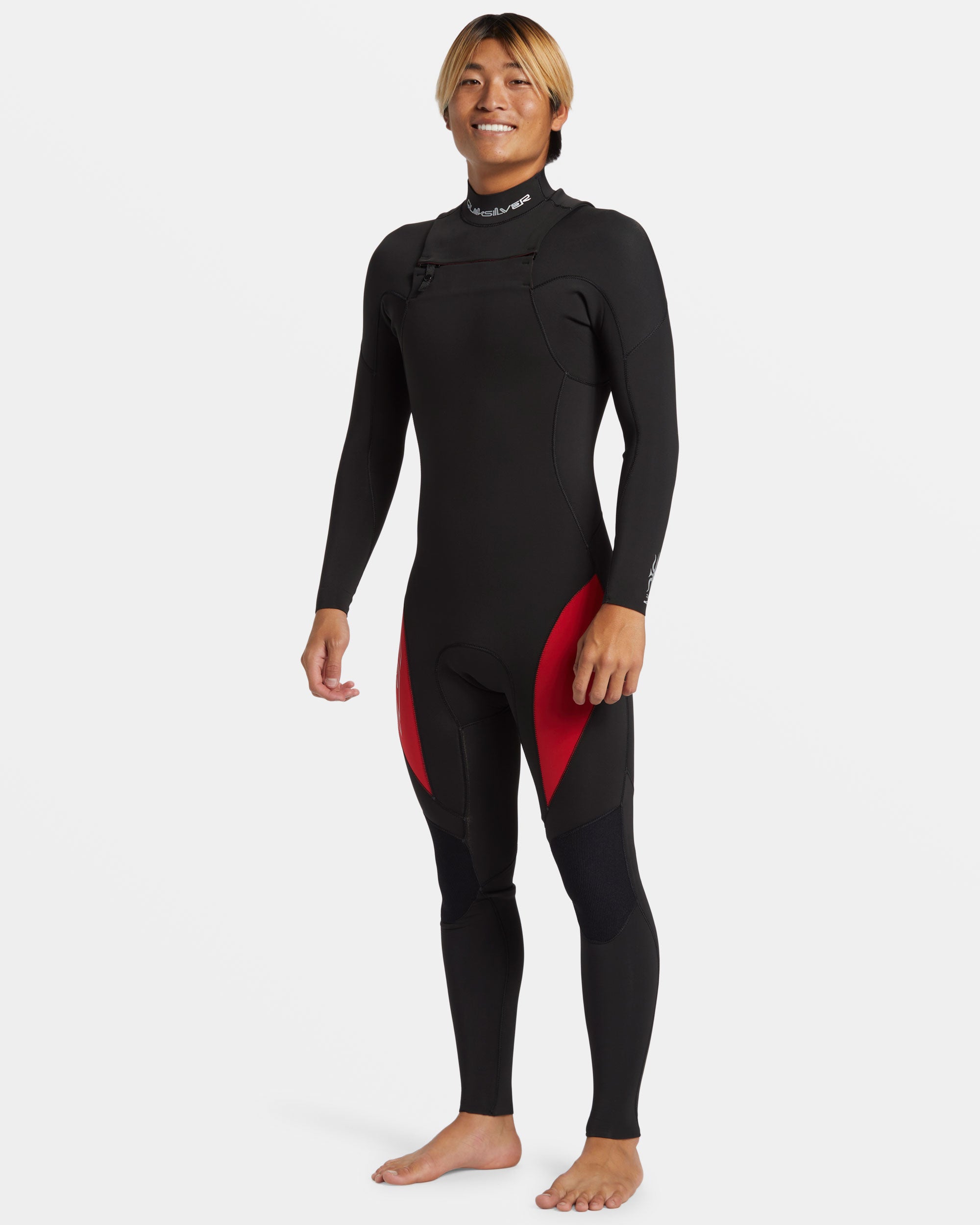 3/2mm Mercury Chest Zip GBS Wetsuit - High Risk Red - Image 6
