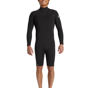 2/2 Everyday Sessions Chest Zip Long Sleeve Spring Suit - Black