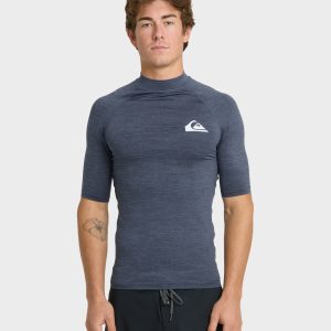 Everyday UPF 50 Short Sleeve Rashguard - Vintage Indigo Heather