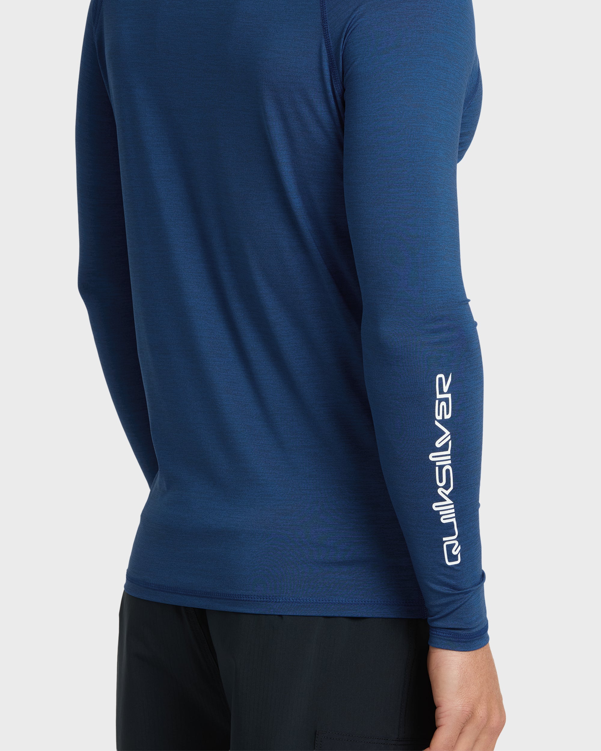 Everyday UPF 50 Long Sleeve Rashguard - Monaco Blue Heather - Image 6