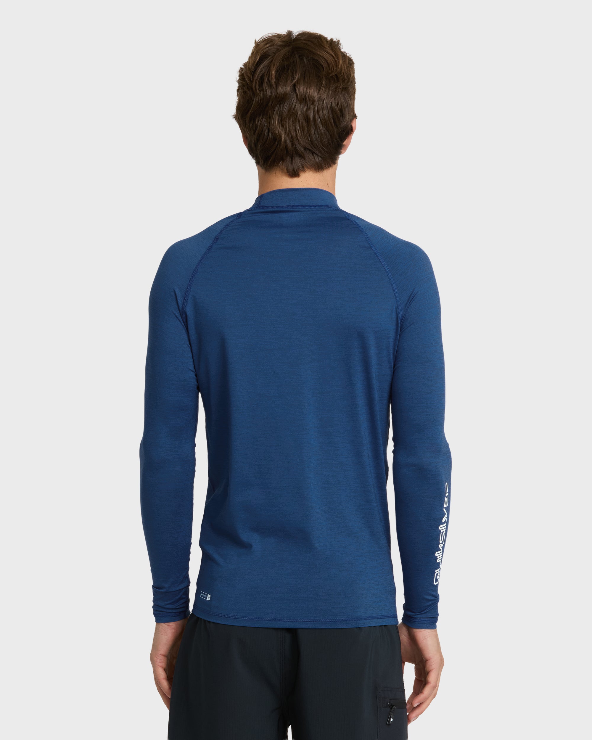 Everyday UPF 50 Long Sleeve Rashguard - Monaco Blue Heather - Image 2