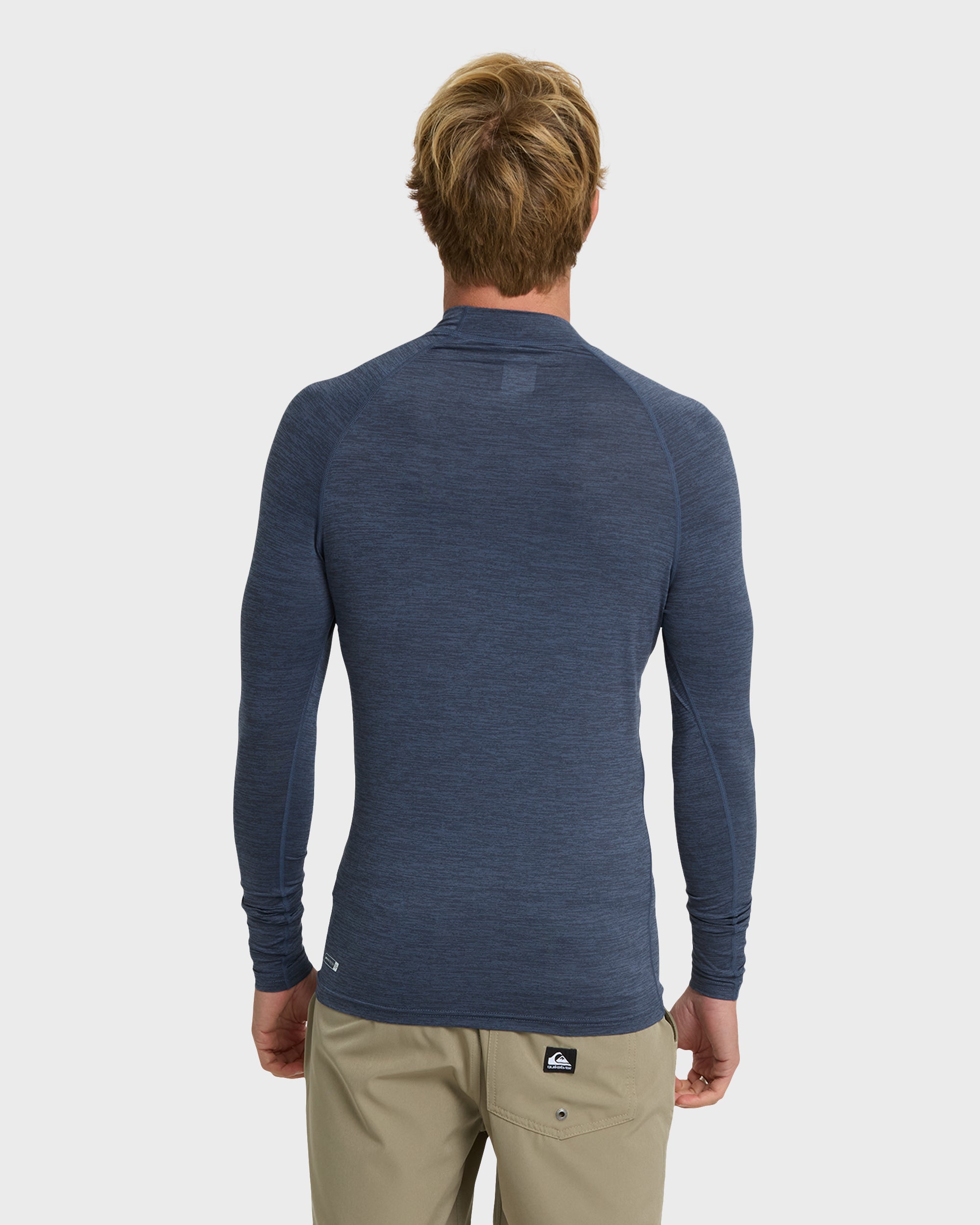 Everyday Upf 50 Long Sleeve Rashguard - Vintage Indigo Heather - Image 2