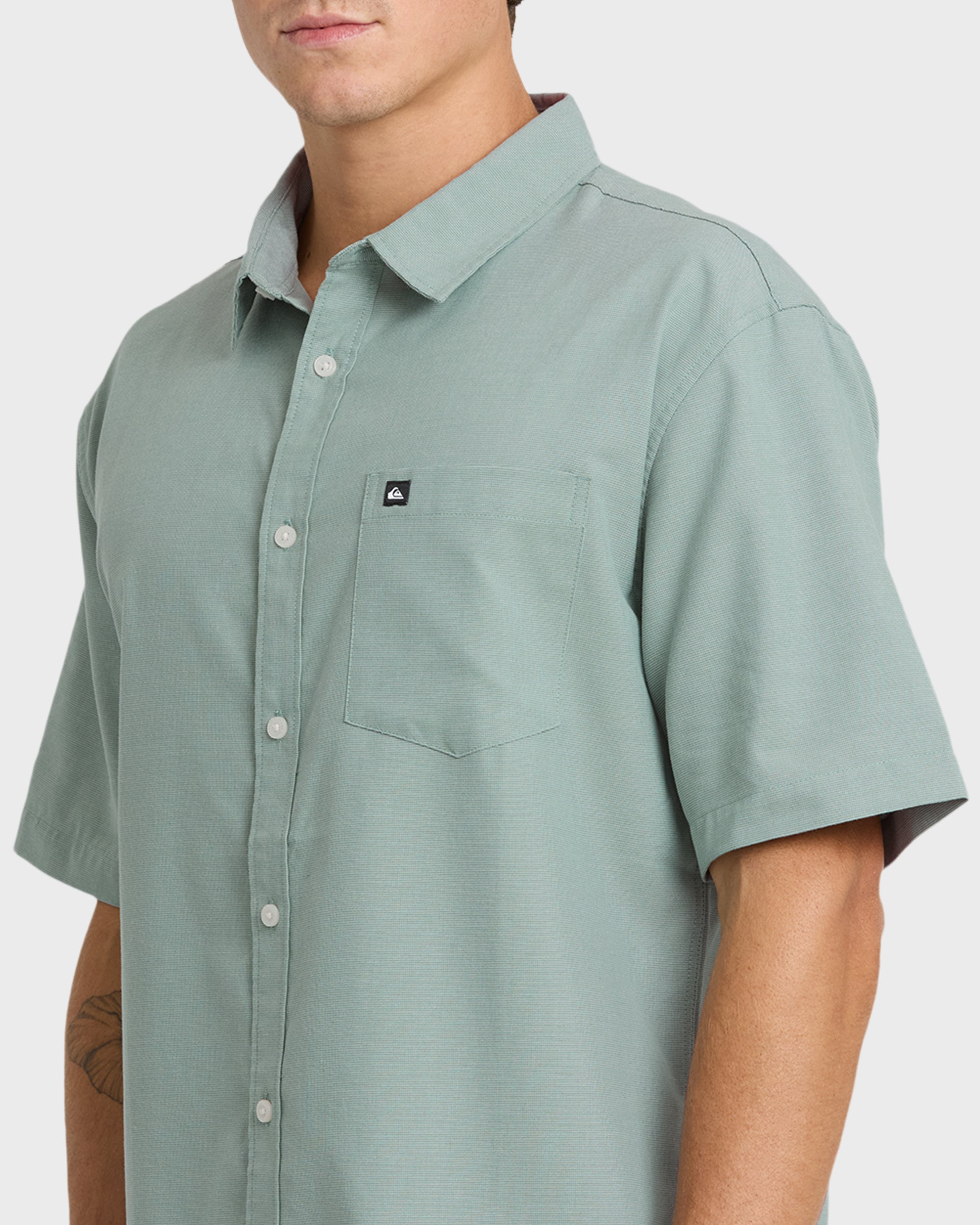 Shoreline Classic Short Sleeve Shirt - Chinois Green - Image 5
