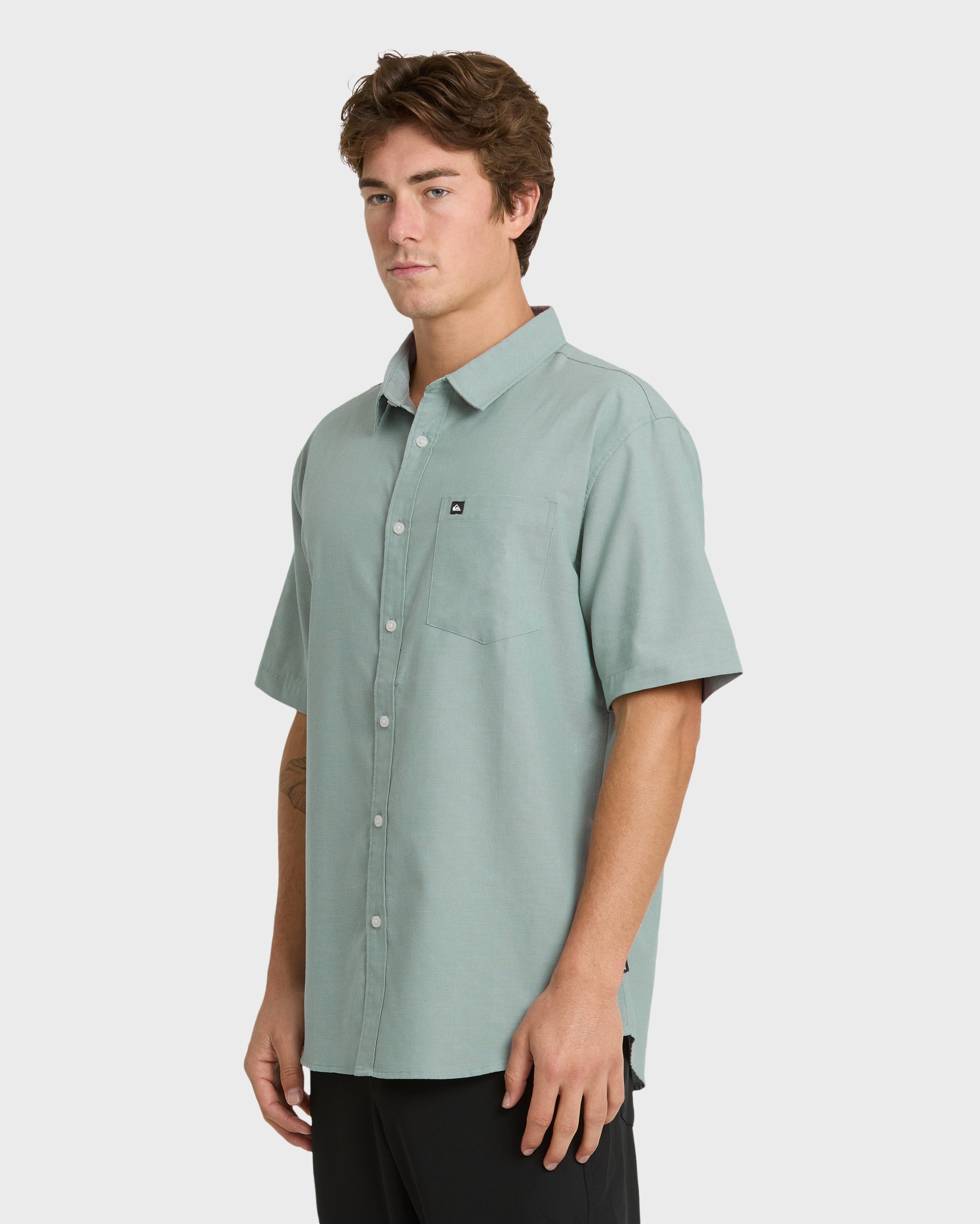 Shoreline Classic Short Sleeve Shirt - Chinois Green - Image 4