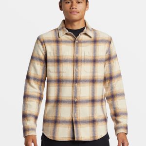 DNA Long Sleeve Flannel Shirt - Fog Dna Flannel