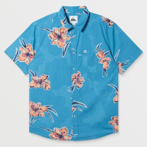 Apero Organic Classics Short Sleeve Shirt - Navagio Bay Print