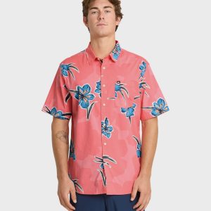 Apero Organic Classics Short Sleeve Shirt - Strawberry Print