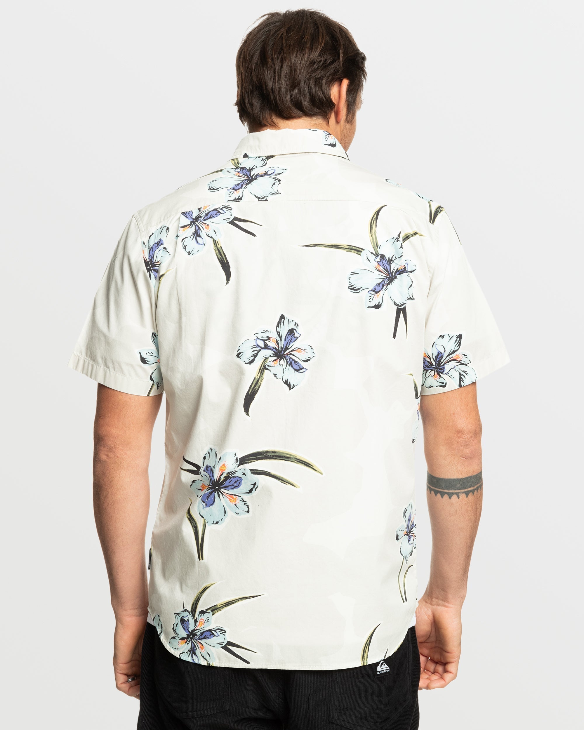 Apero Organic Classics Short Sleeve Shirt - Silver Birch Print - Image 2