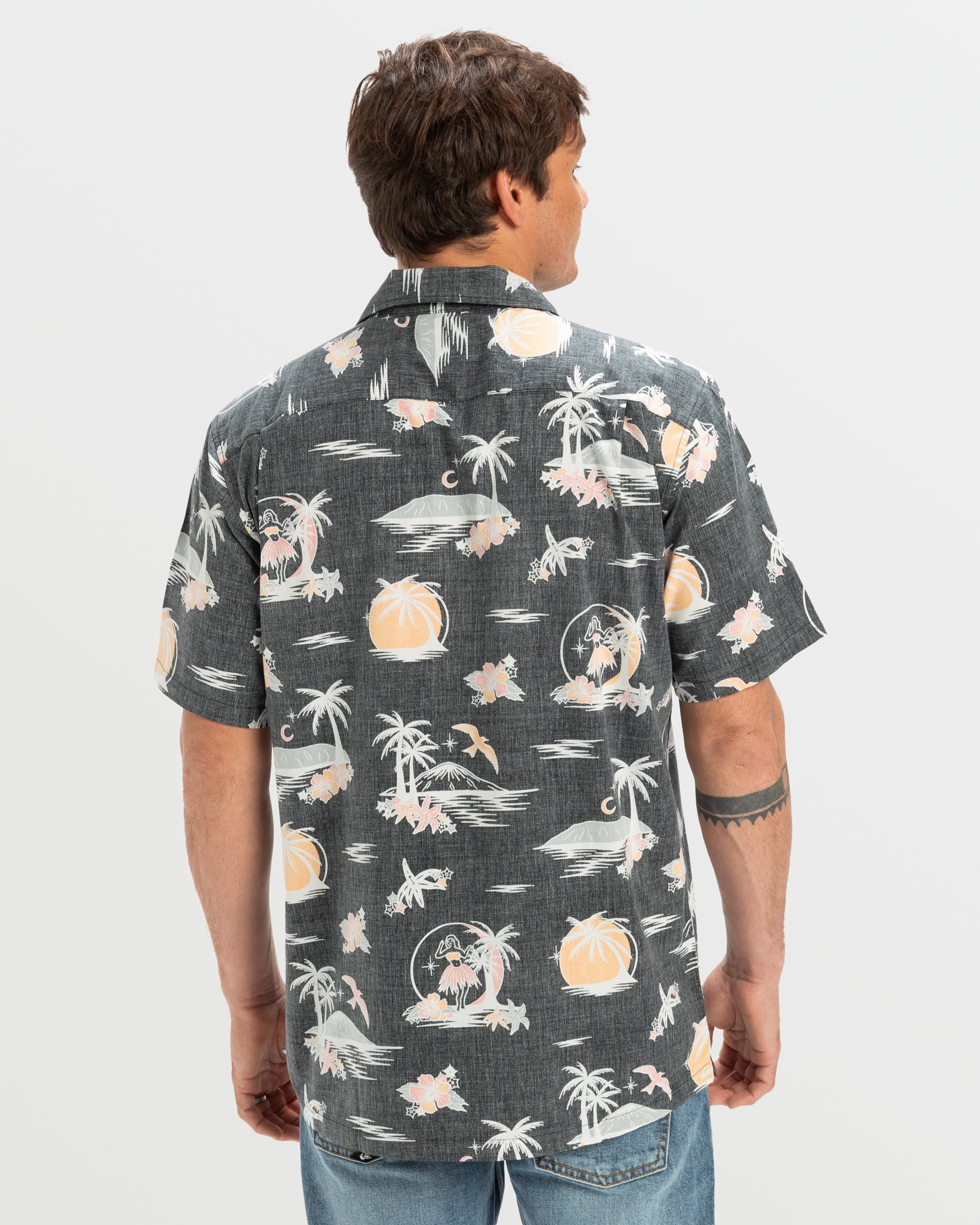 DNA Destination Island Short Sleeve Shirt - Black - Image 2