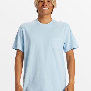 Salt Water Pocket Tee T-Shirt - Airy Blue