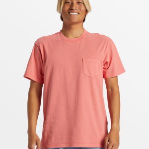 Salt Water Pocket Tee T-Shirt - Spiced Coral