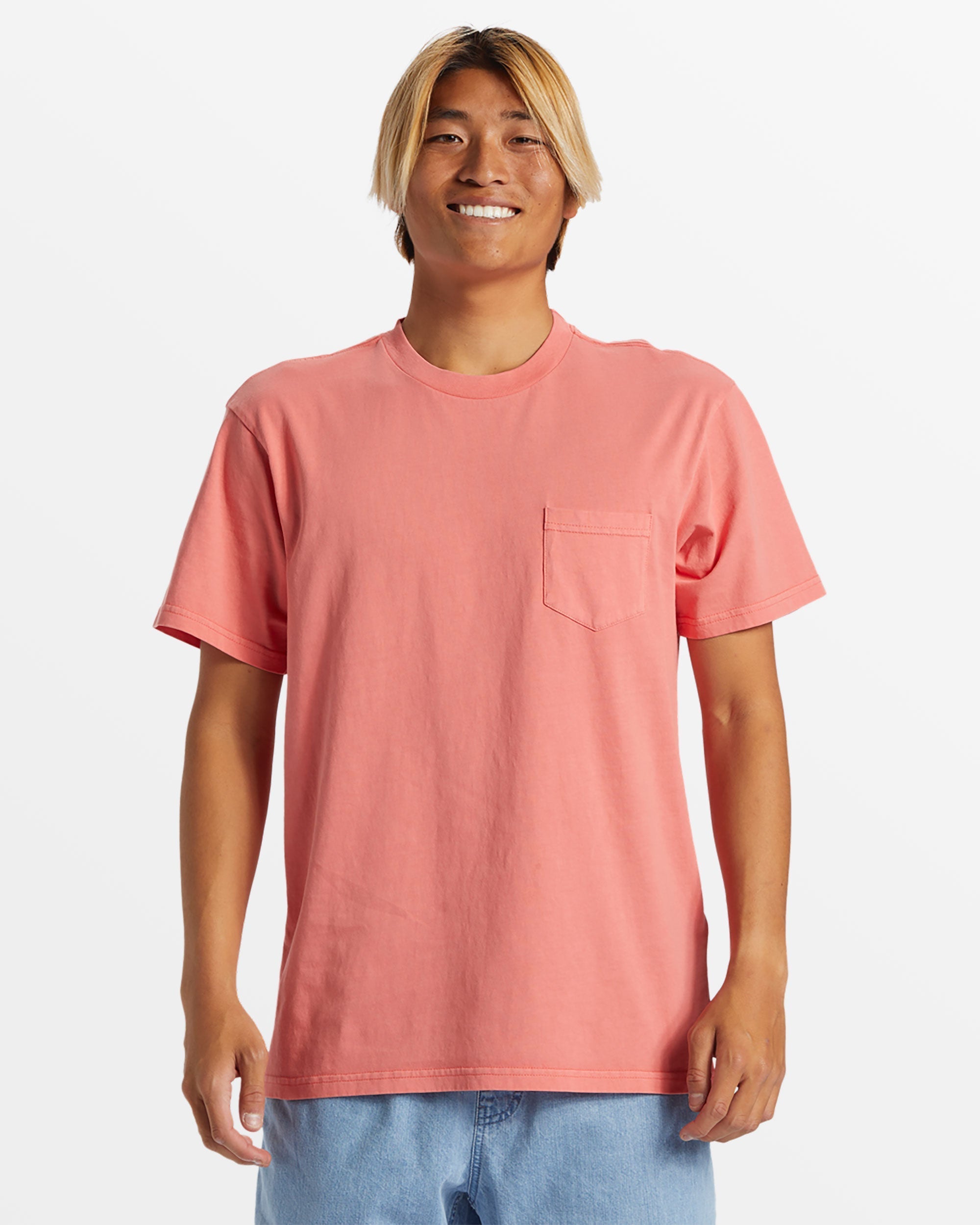 Salt Water Pocket Tee T-Shirt - Spiced Coral
