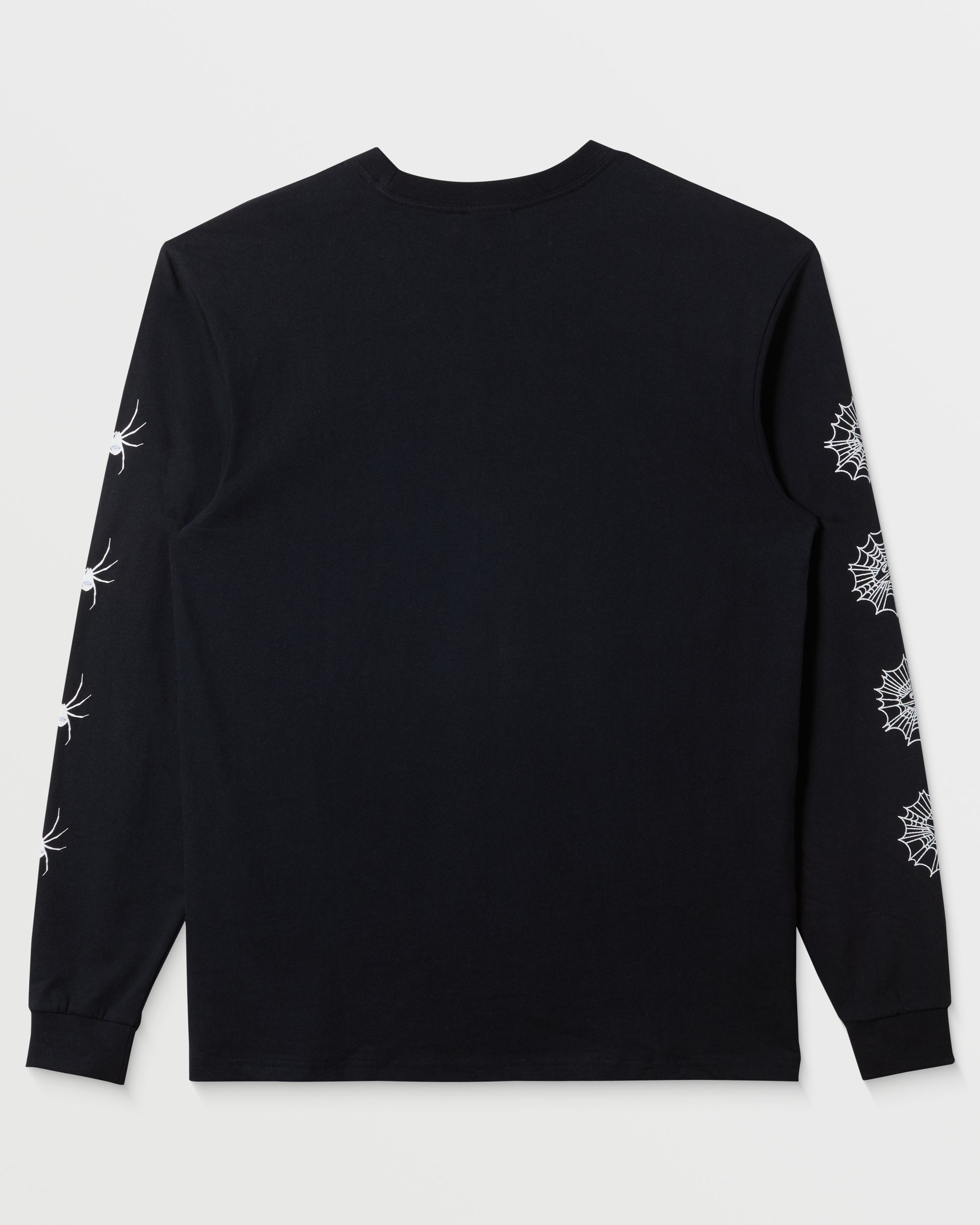 Webbed Long Sleeve T-Shirt - Black - Image 2