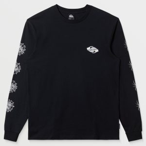 Webbed Long Sleeve T-Shirt - Black