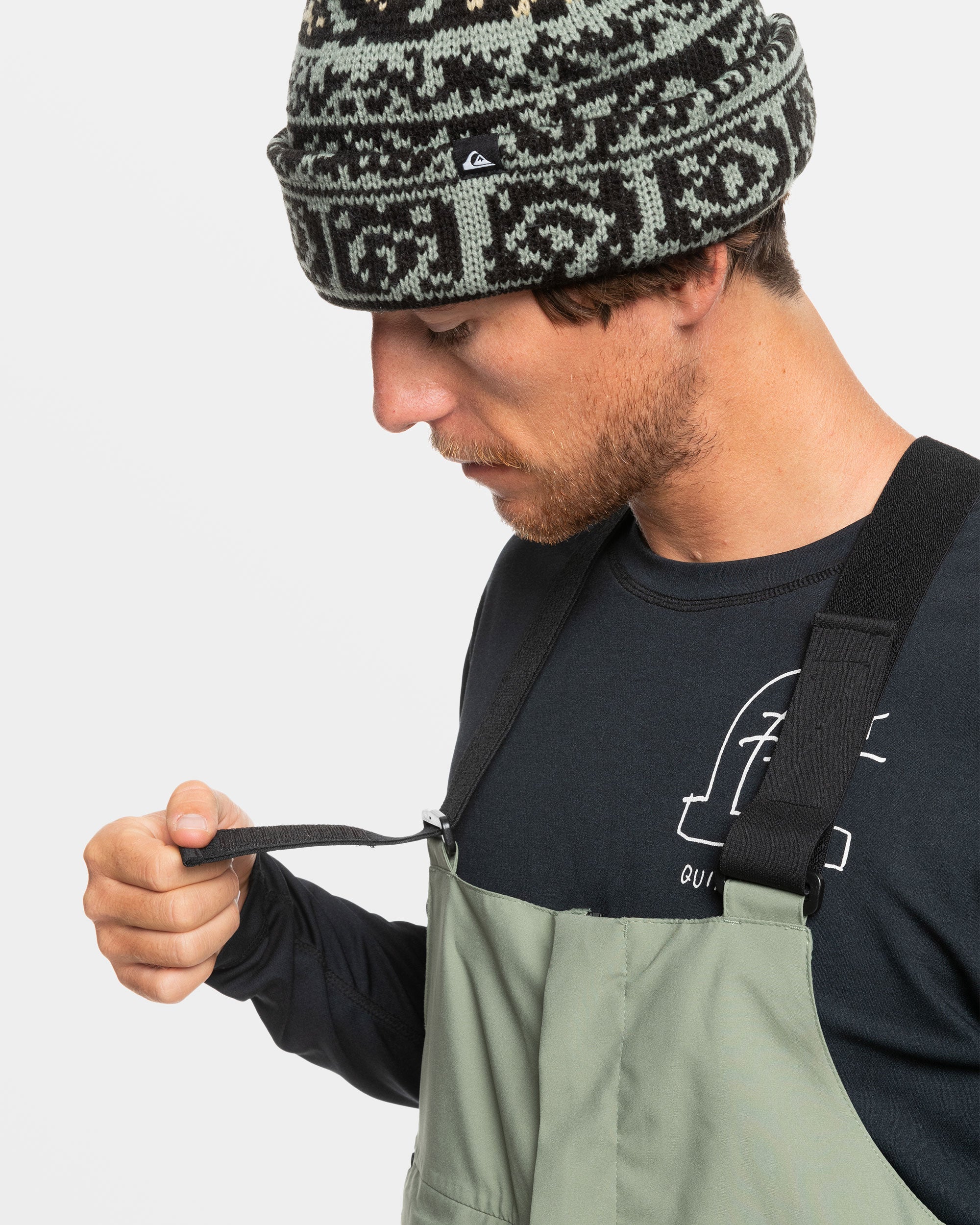 Utility Bib Snow Pants - Sea Spray - Image 5