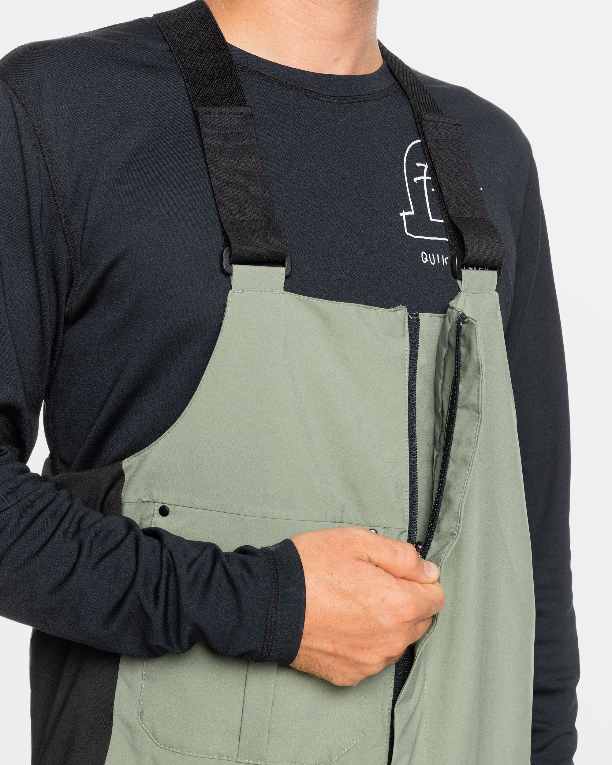 Utility Bib Snow Pants - Sea Spray - Image 6