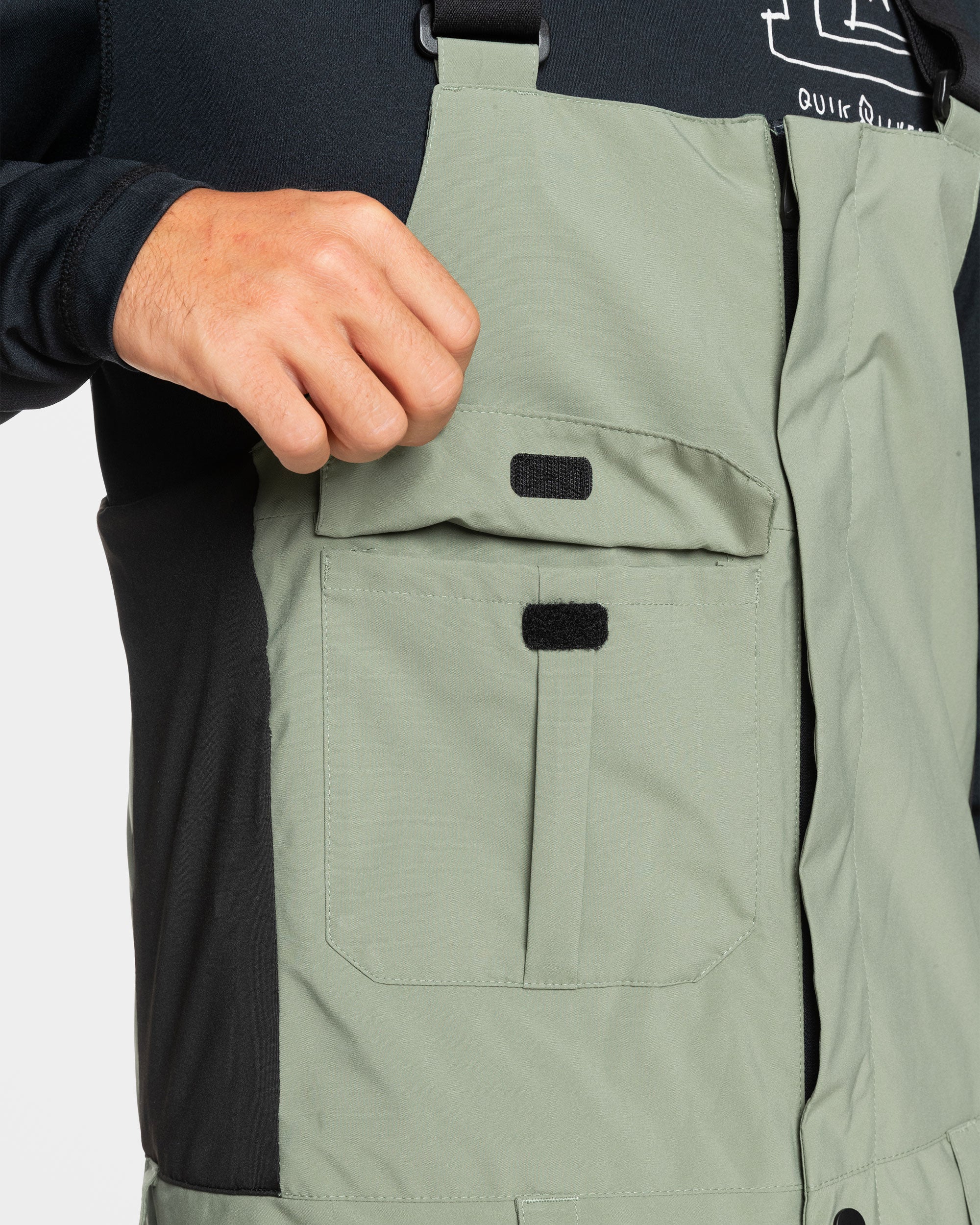 Utility Bib Snow Pants - Sea Spray - Image 7