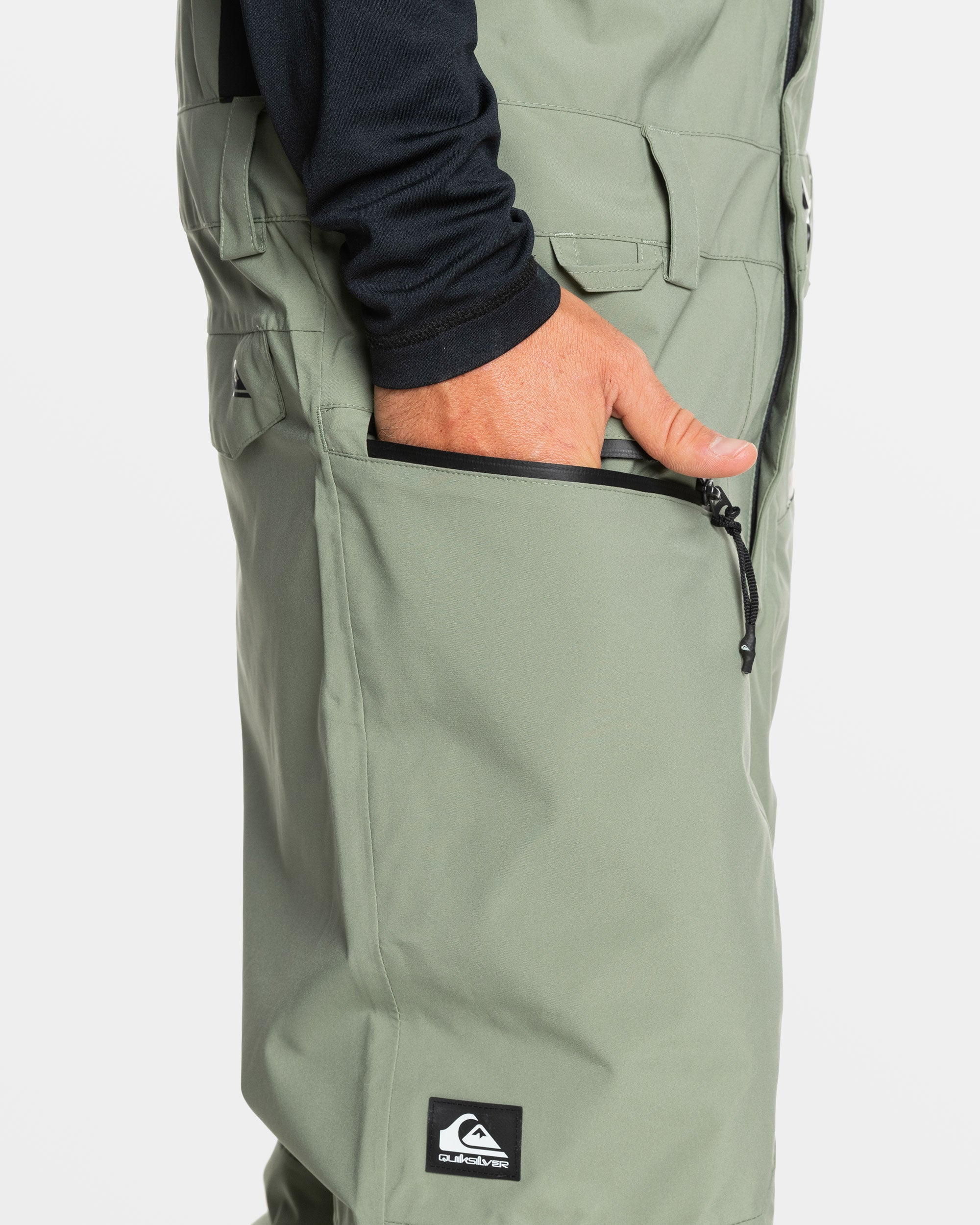 Utility Bib Snow Pants - Sea Spray - Image 9