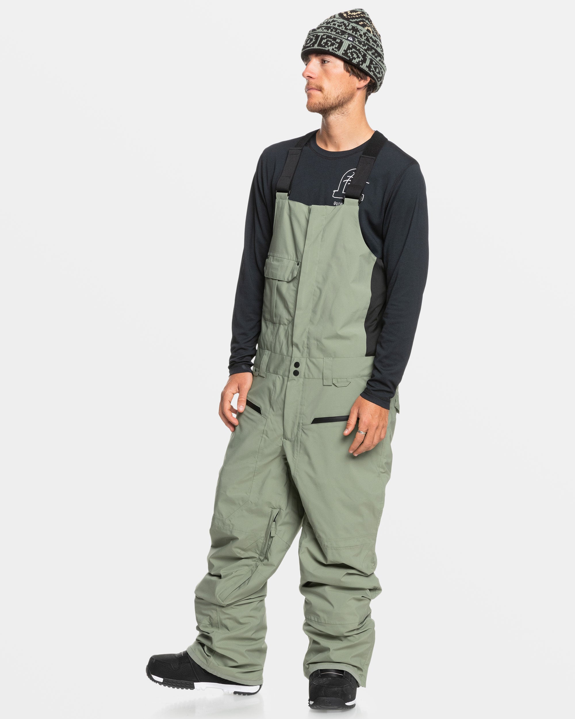 Utility Bib Snow Pants - Sea Spray