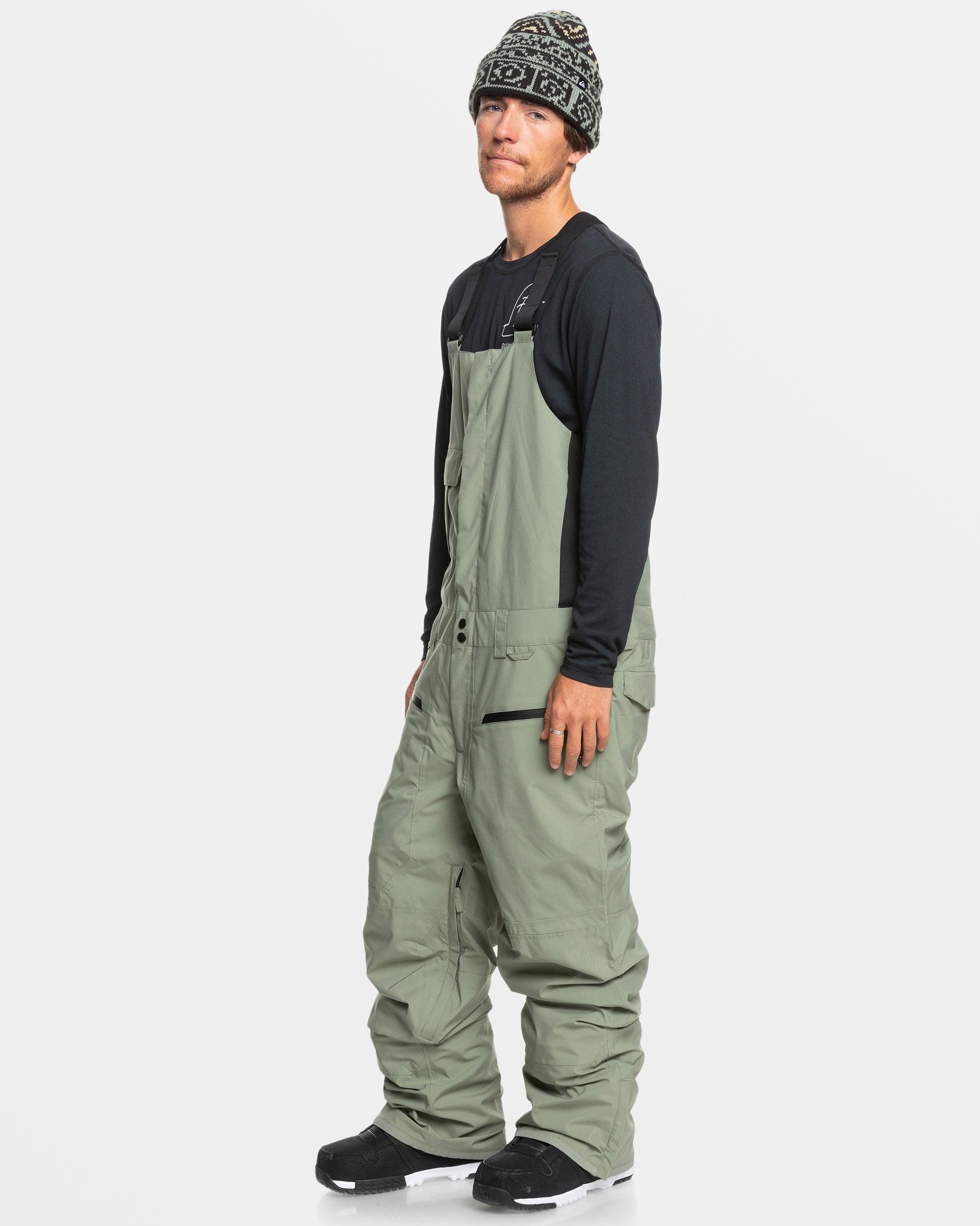 Utility Bib Snow Pants - Sea Spray - Image 4