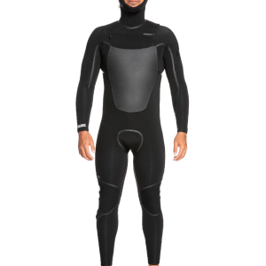 5/4/3 Marathon Sessions Hooded Chest Zip Wetsuit - Black