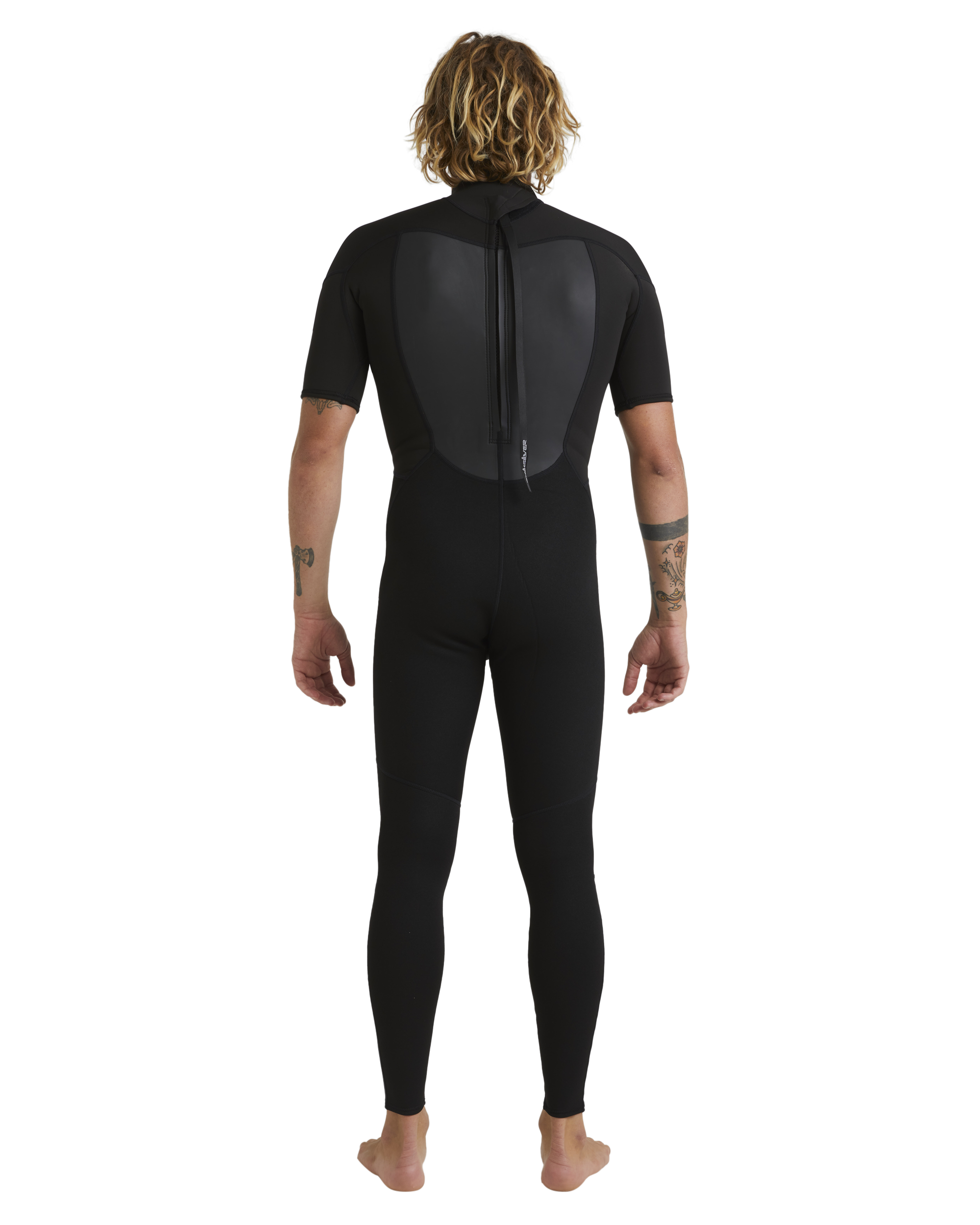 2/2 Prologue Short Sleeve Back Zip Wetsuit - Black - Image 2