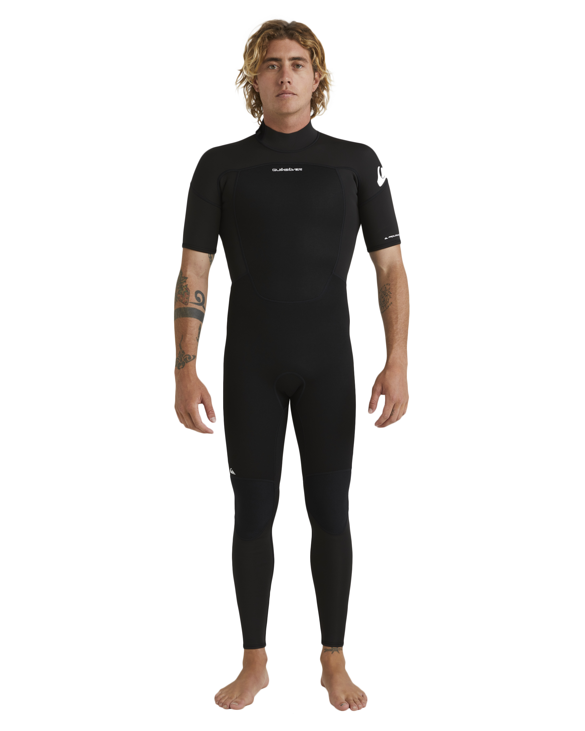 2/2 Prologue Short Sleeve Back Zip Wetsuit - Black