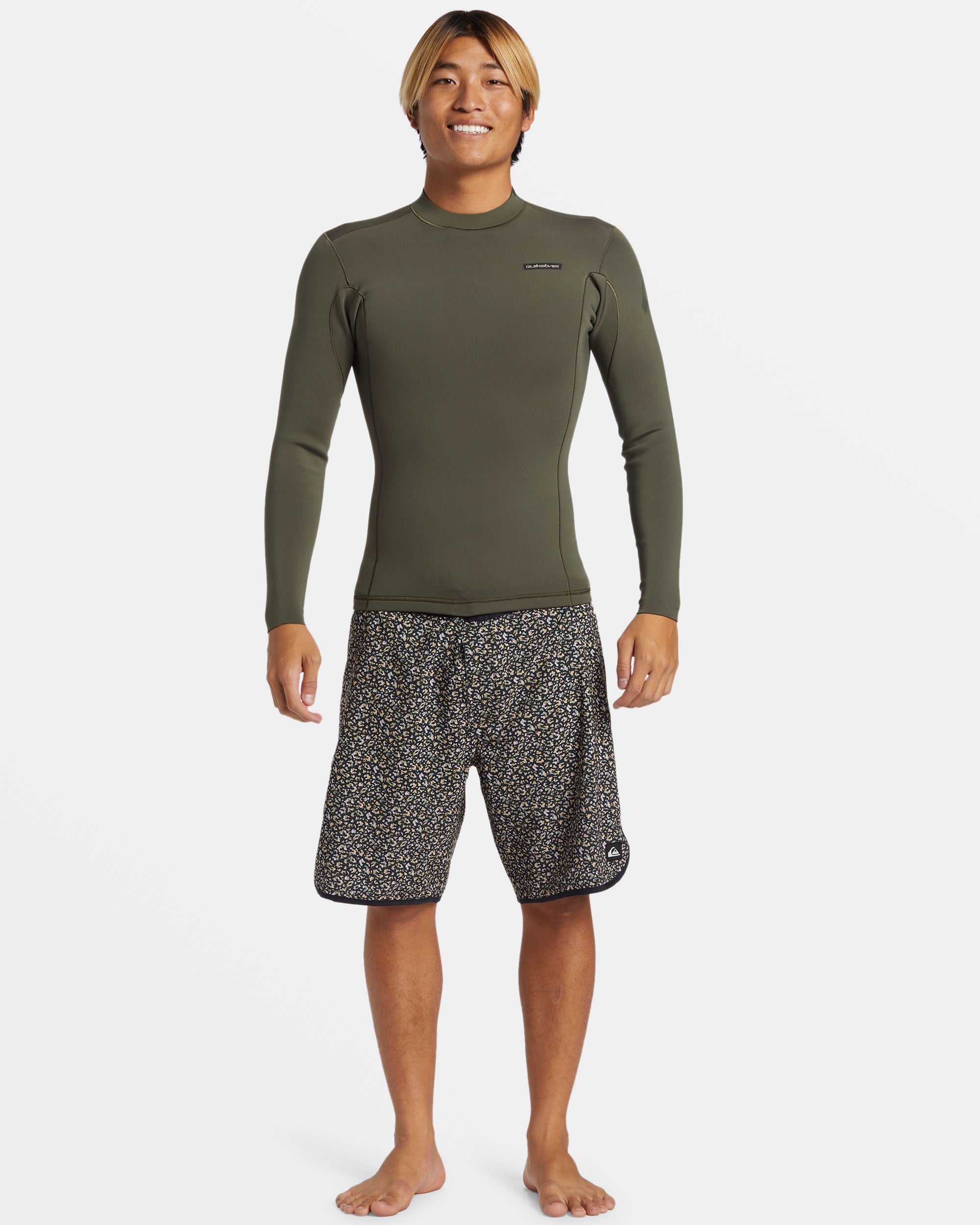 1.5mm Everyday Sessions Q-Lock Wetsuit Jacket - Thyme - Image 5