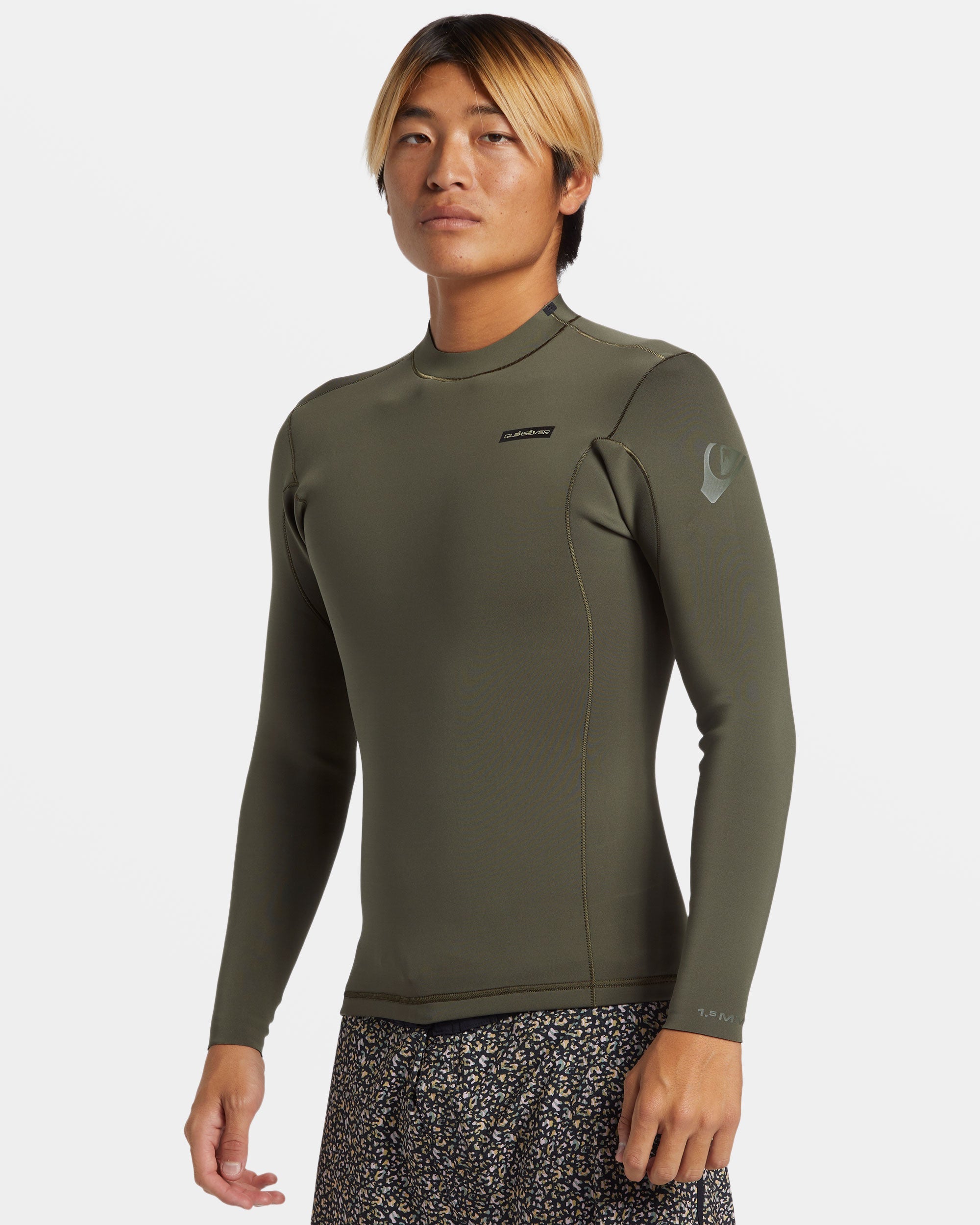 1.5mm Everyday Sessions Q-Lock Wetsuit Jacket - Thyme - Image 7