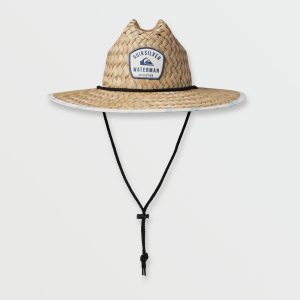 Waterman Outsider Straw Lifeguard Hat - Bone White