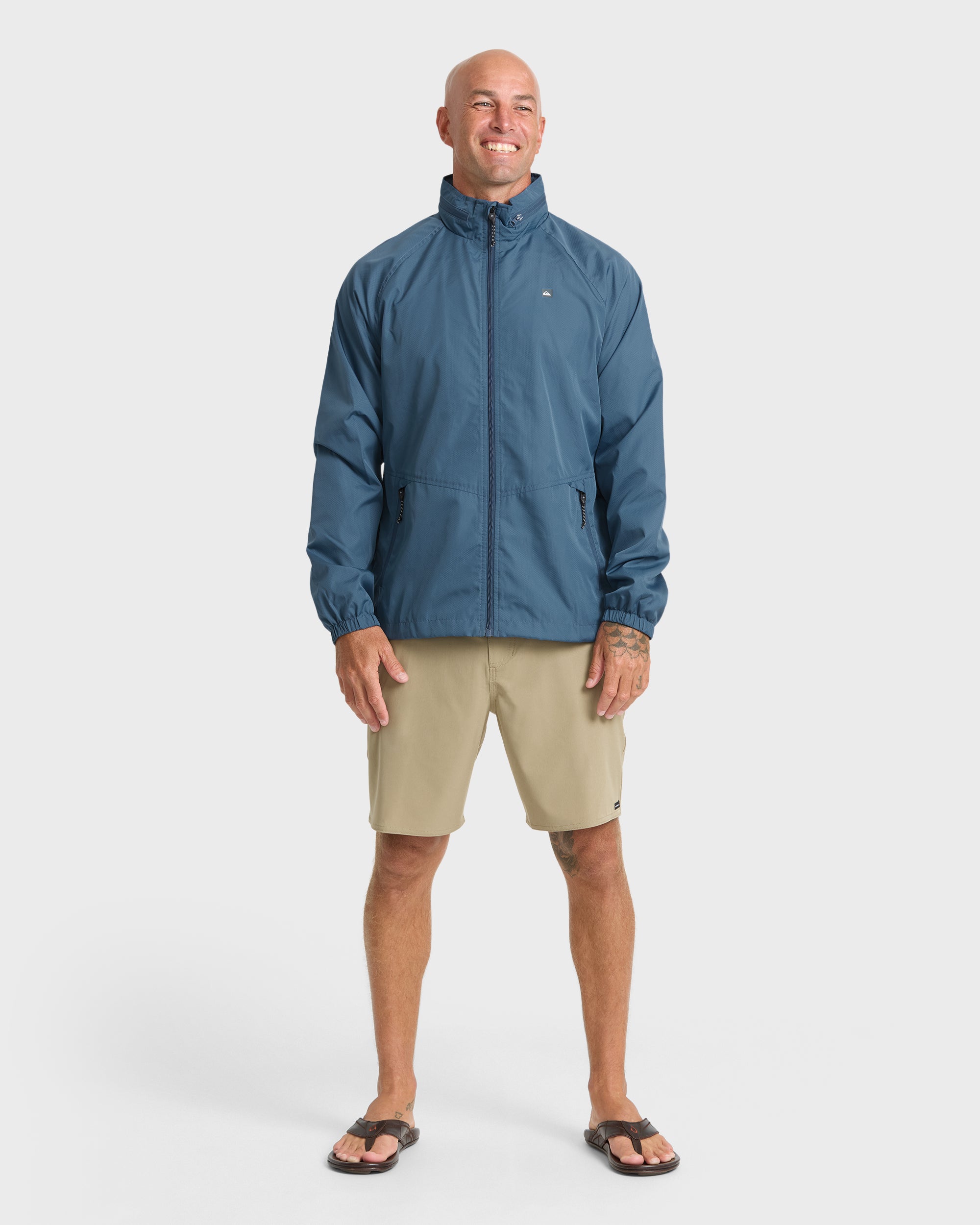 Waterman Shell Shock Water-Resistant Windbreaker - Ensign Blue - Image 3