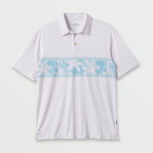 Waterman Motu Short Sleeve Polo Shirt - White