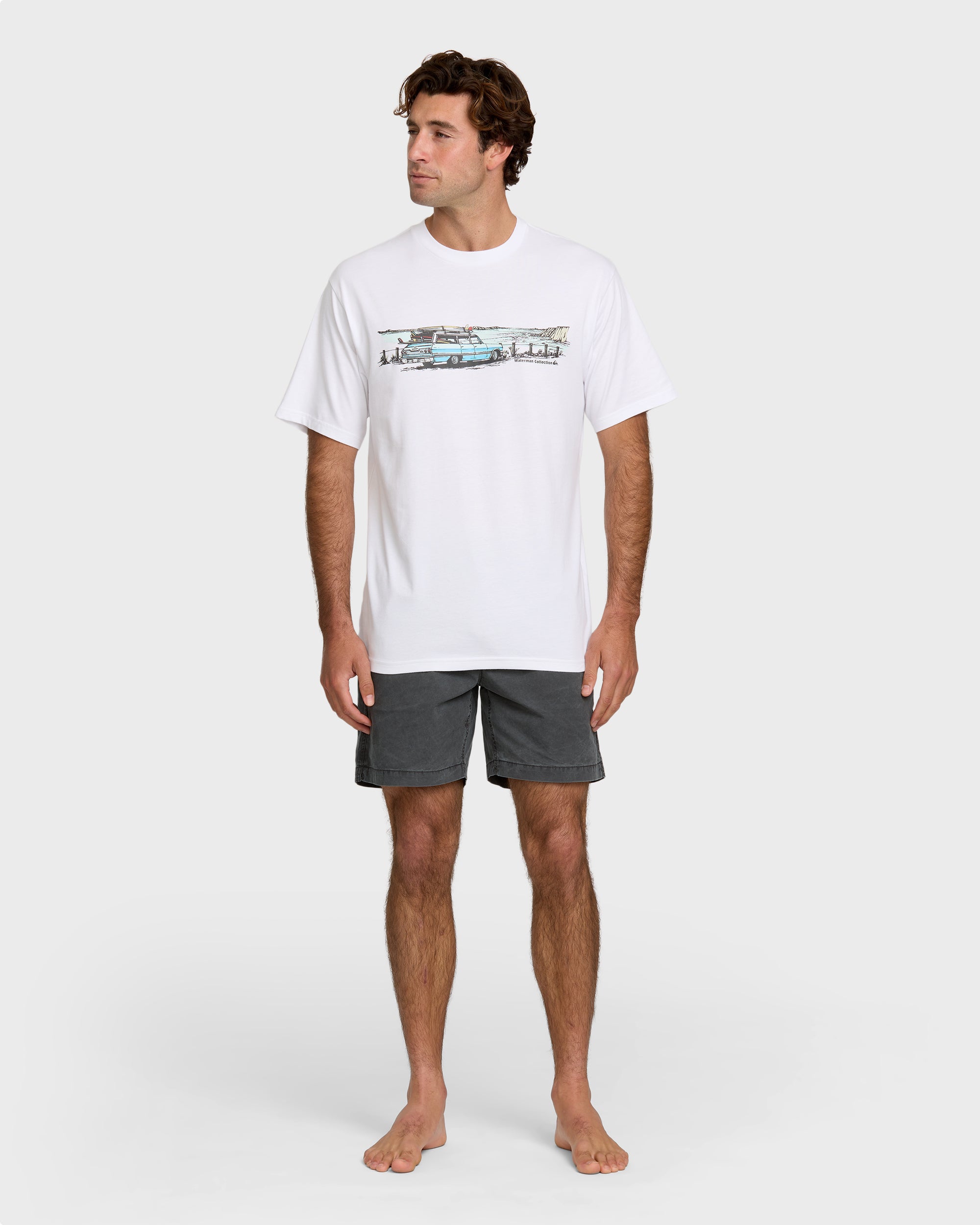 Waterman Point Break T-Shirt - White - Image 4