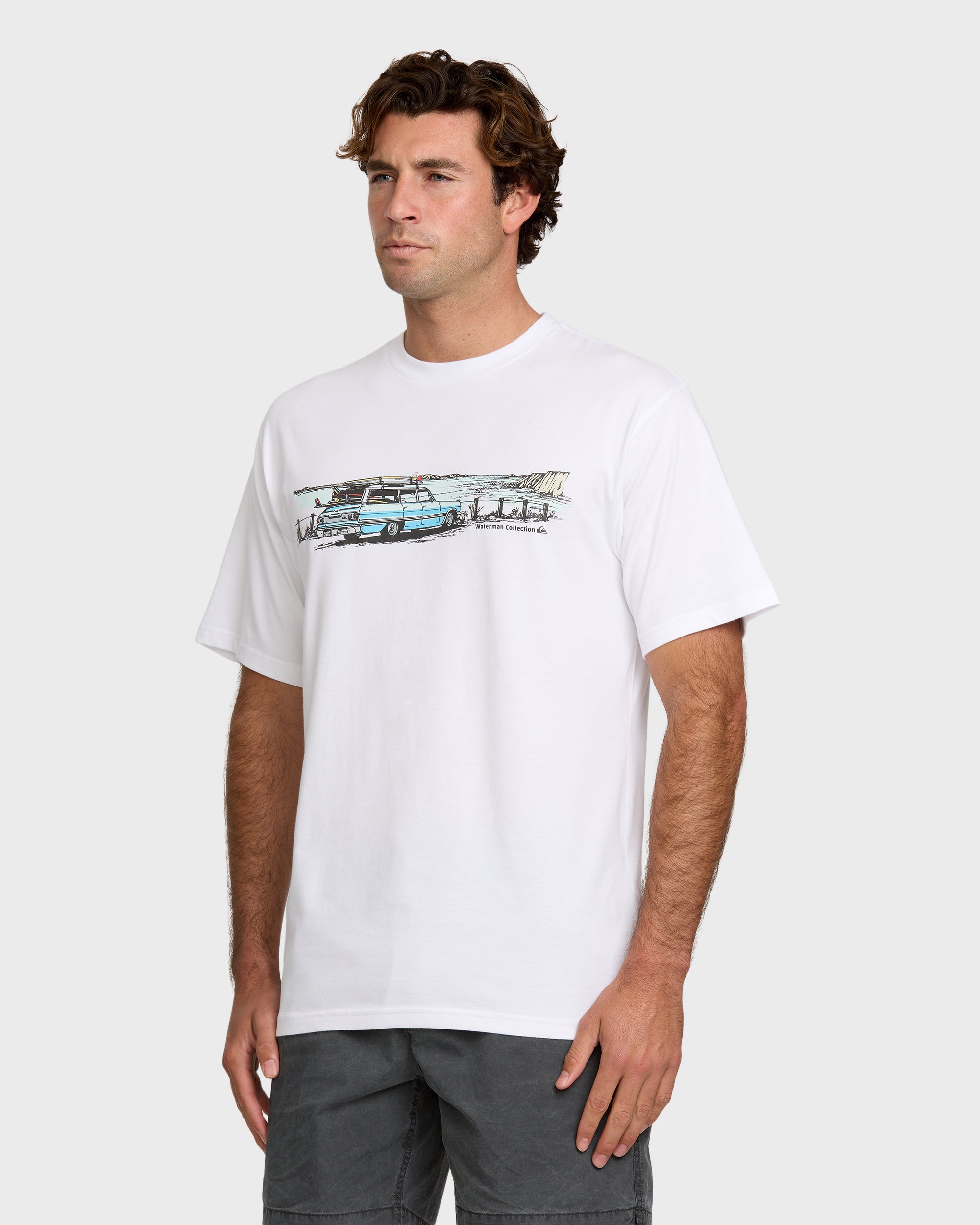 Waterman Point Break T-Shirt - White - Image 3