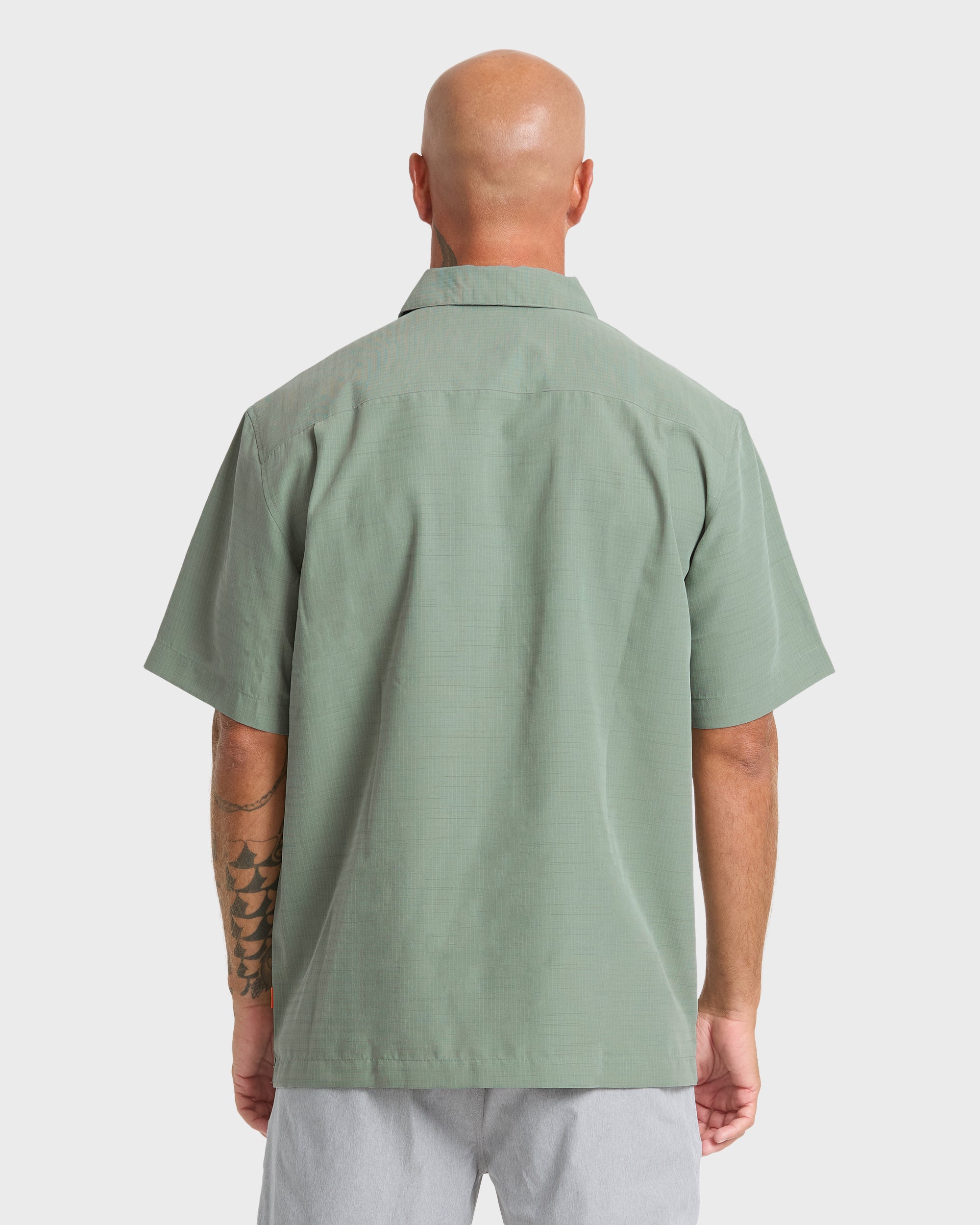 Waterman Centinela Premium Anti-Wrinkle Shirt - Lily Pad - Image 2