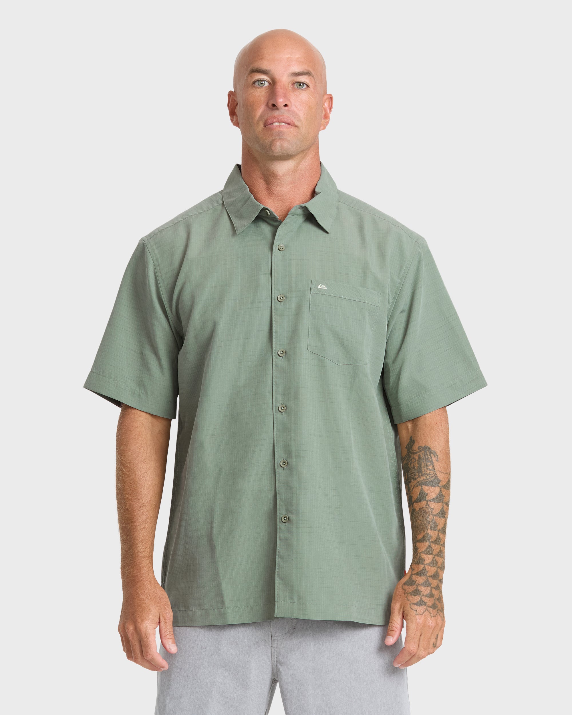 Waterman Centinela Premium Anti-Wrinkle Shirt - Lily Pad