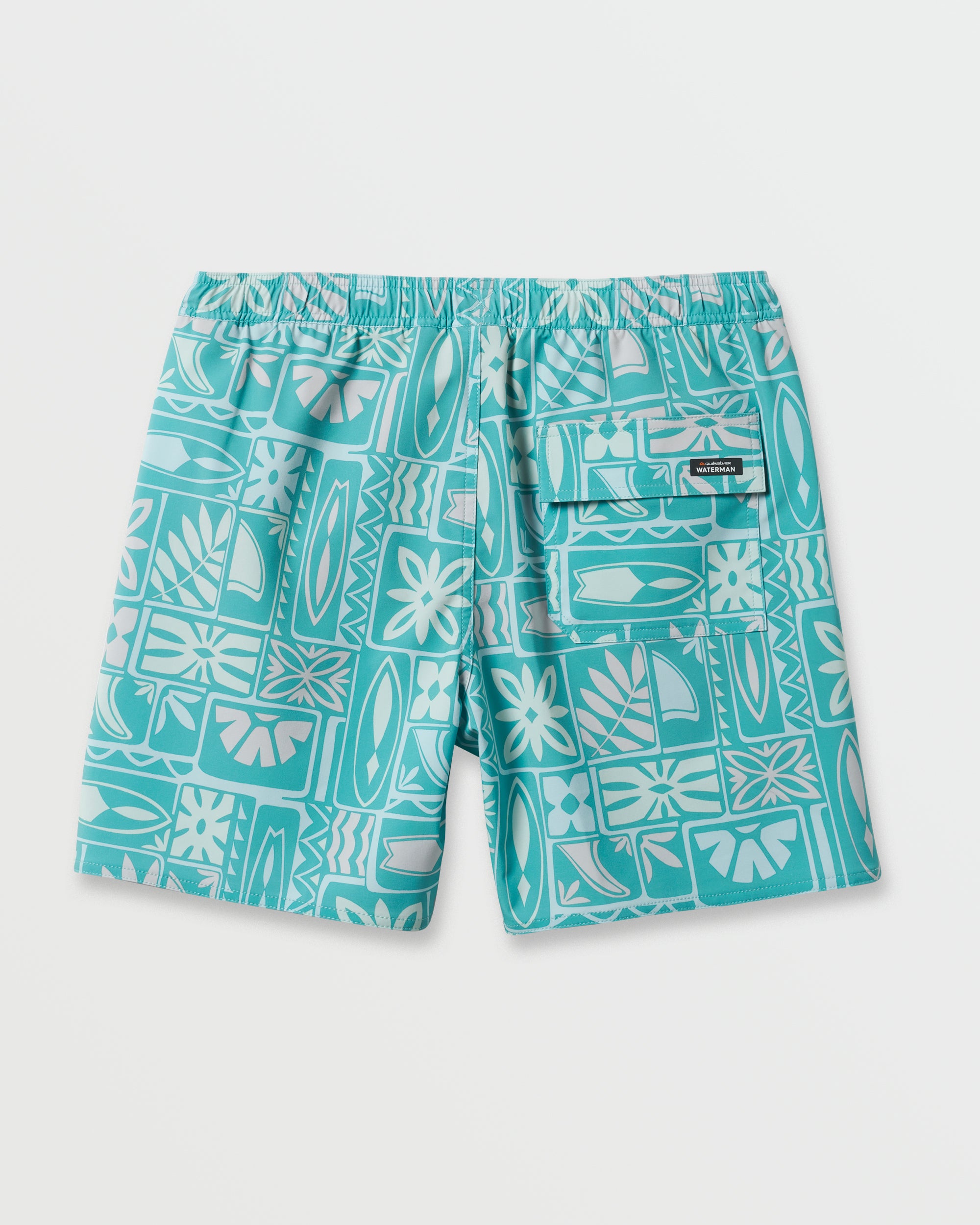 Waterman Borderline 17 Volley Swim Trunk - Beach Blue - Image 2