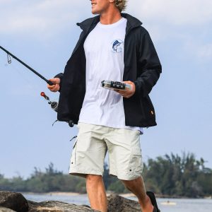 Waterman Maldive Atoll 20 Cargo Shorts - Silver Birch