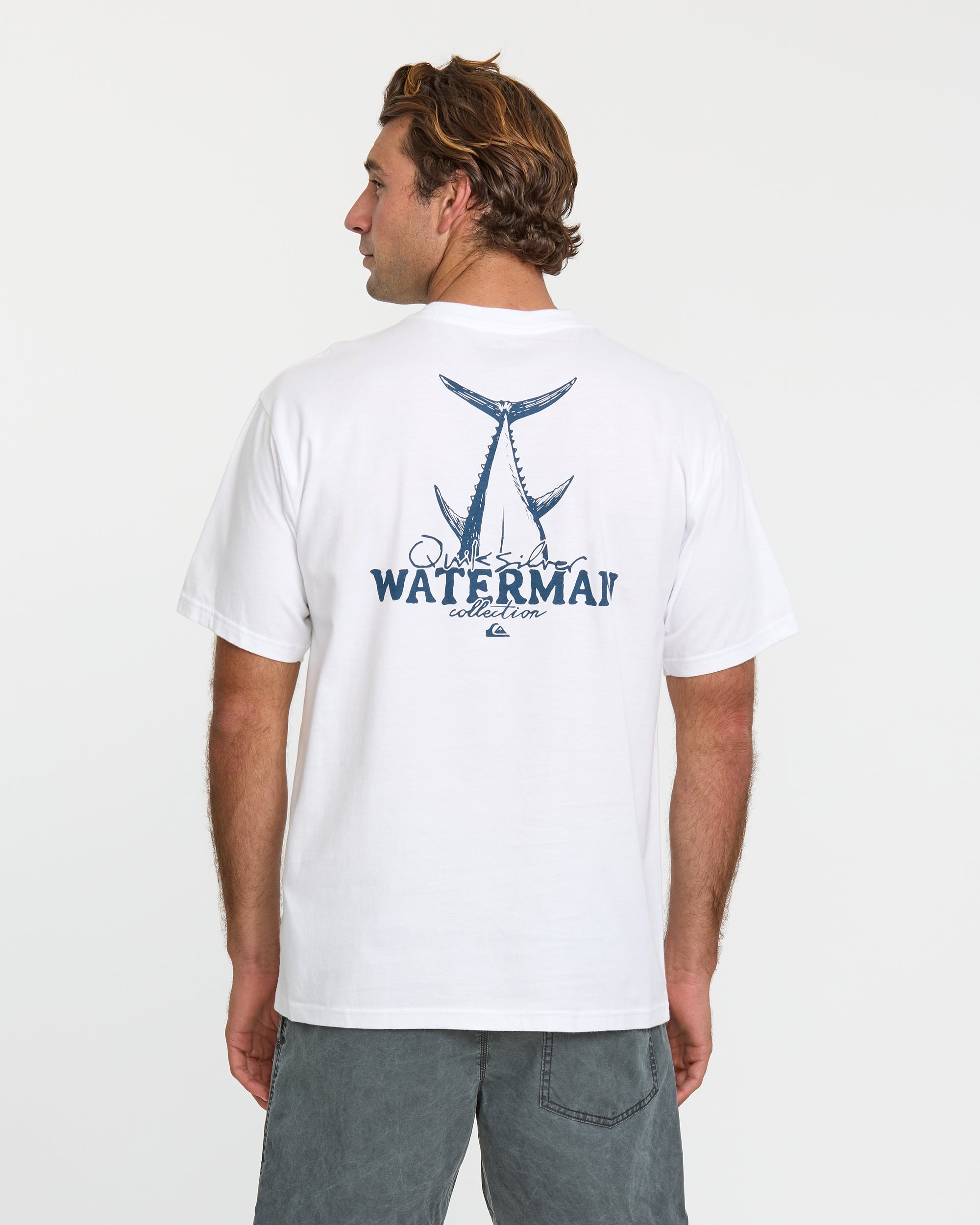 Waterman Core Fisherman T-Shirt - White - Image 2