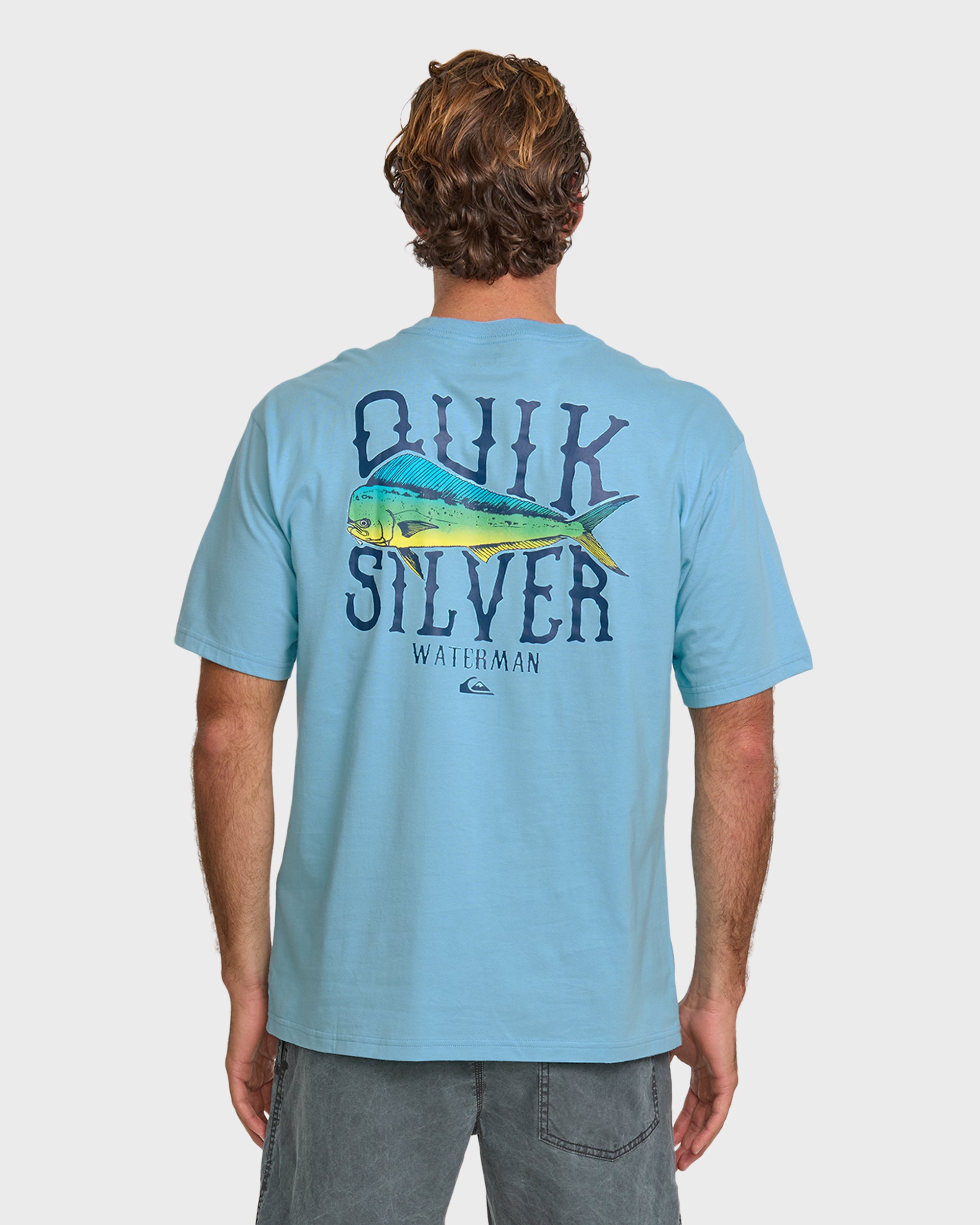 Waterman Quik Hook Classic T-shirt - Cali Blue - Image 2