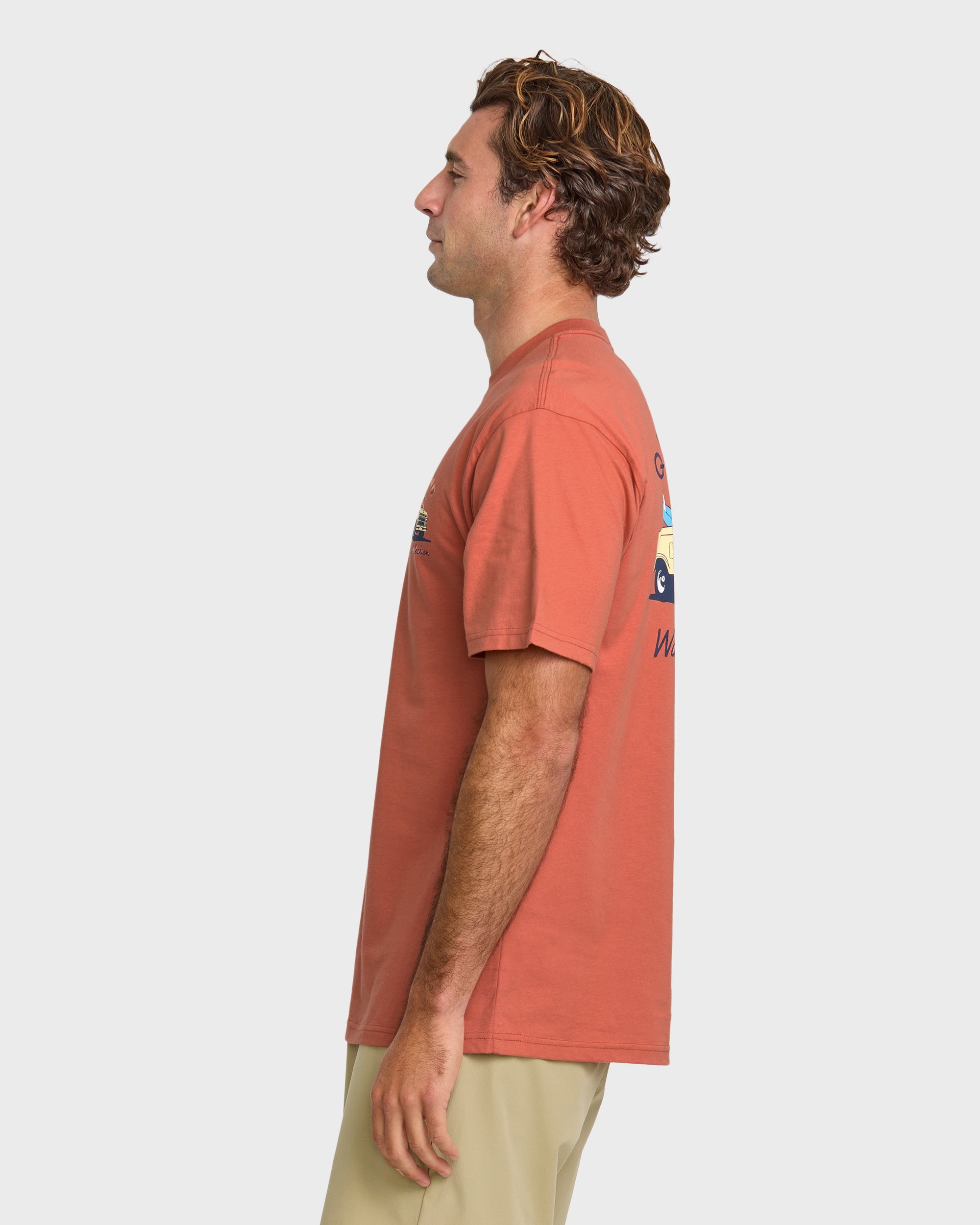 Waterman Four Wheeler Classic T-shirt - Apricot - Image 4