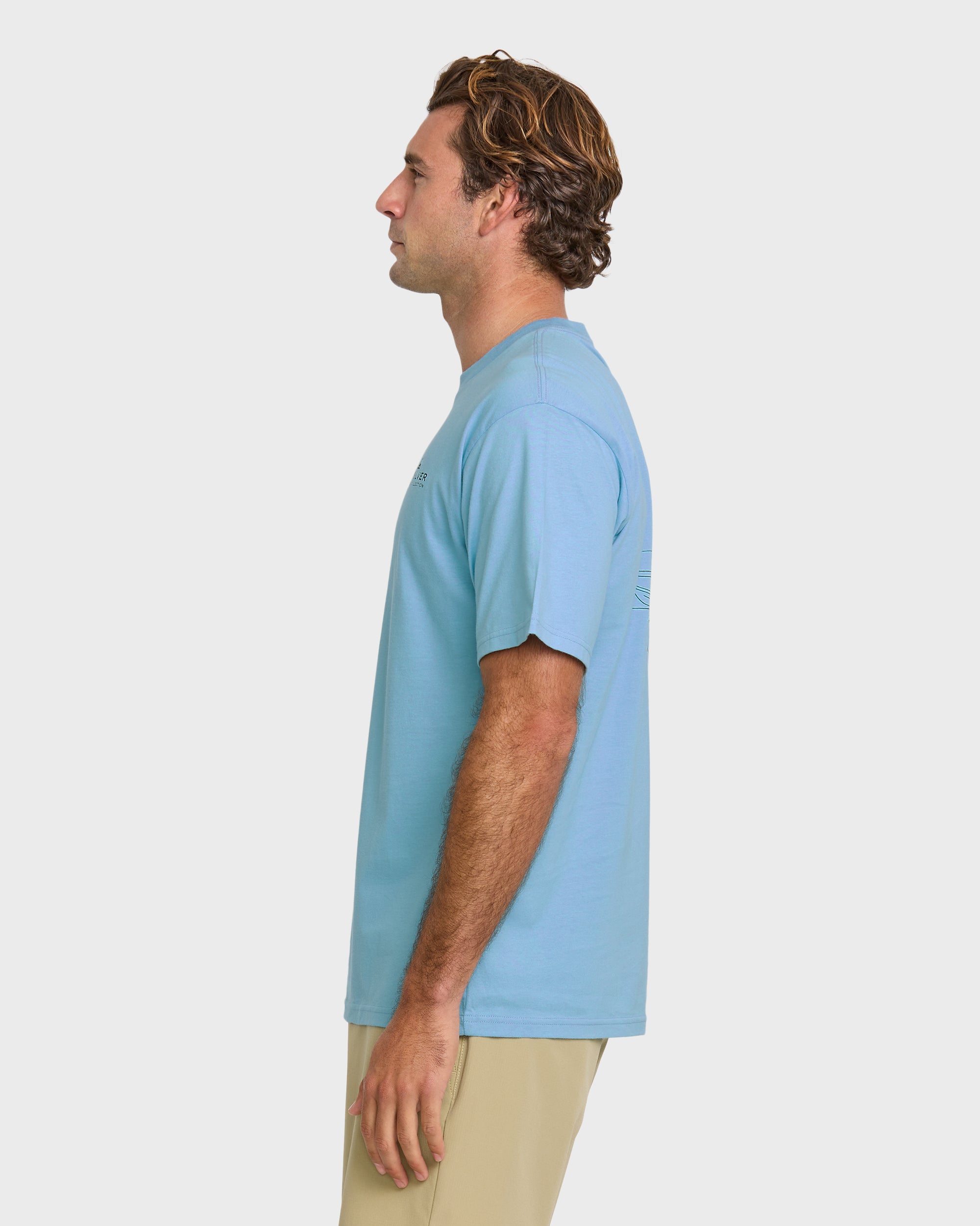 Waterman Fishing Trip Classic T-shirt - Cali Blue - Image 4