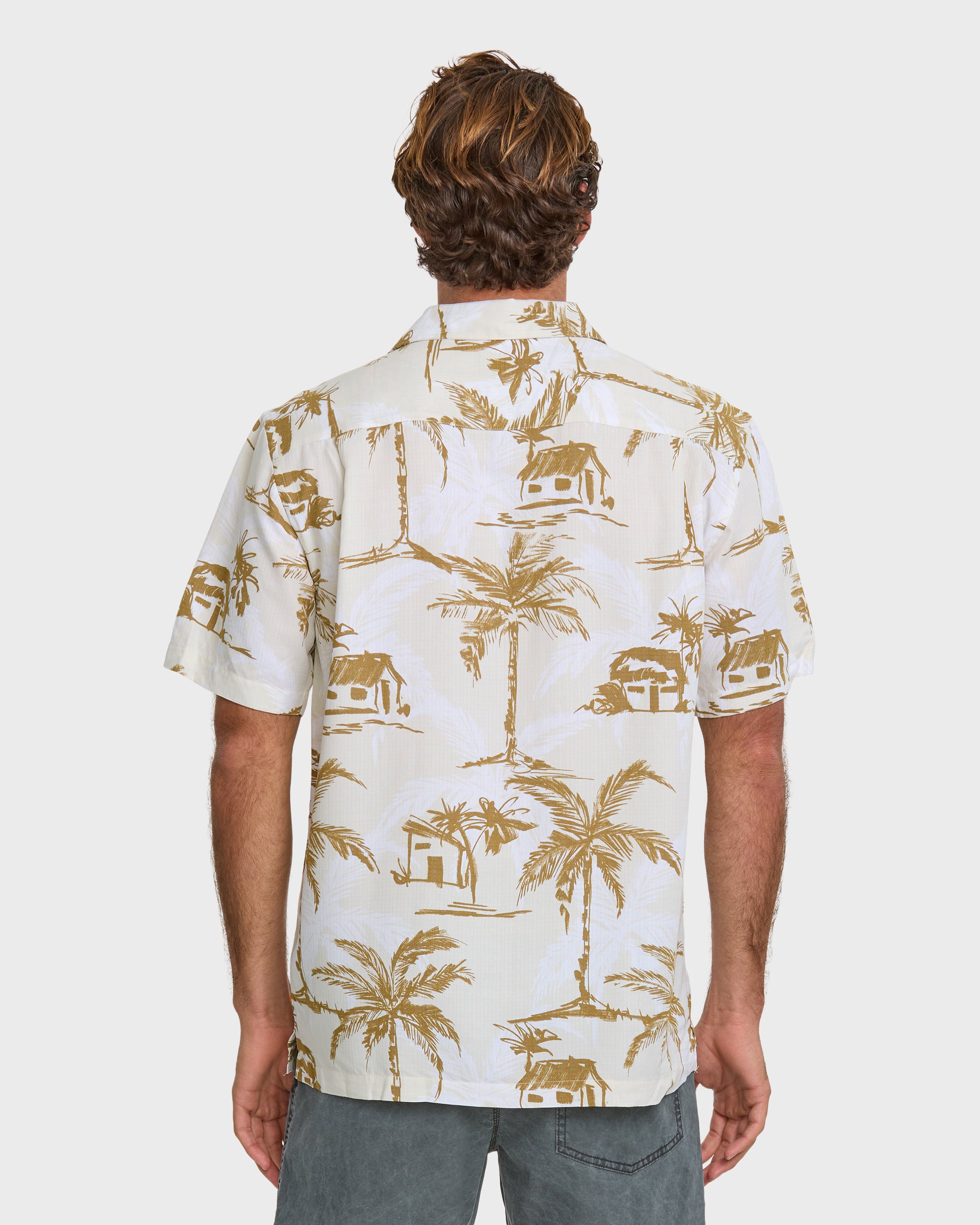 Waterman Off The Grid Shirt - Bone White - Image 2