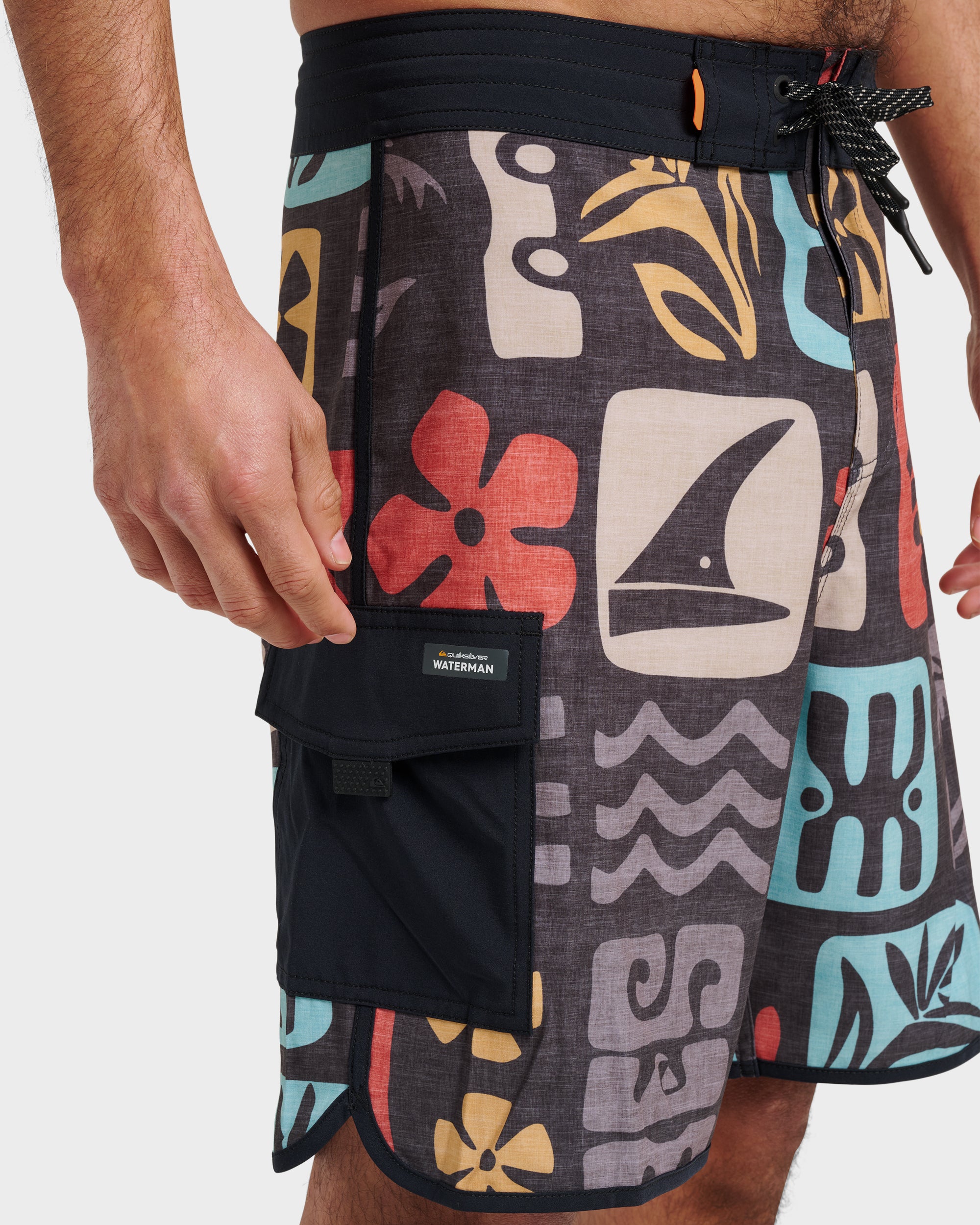 Waterman Dunes Boardshorts - Black - Image 4