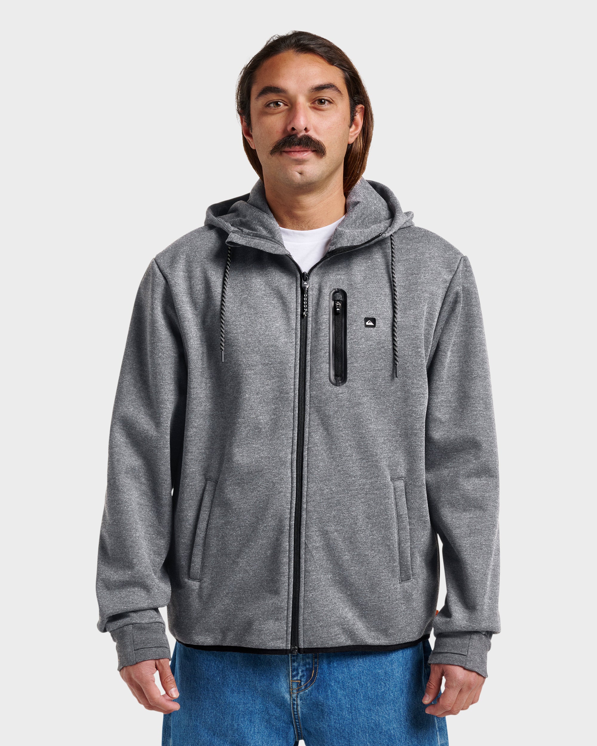 Waterman Departure Zip Sweatshirt - Phantom Heather - Image 2