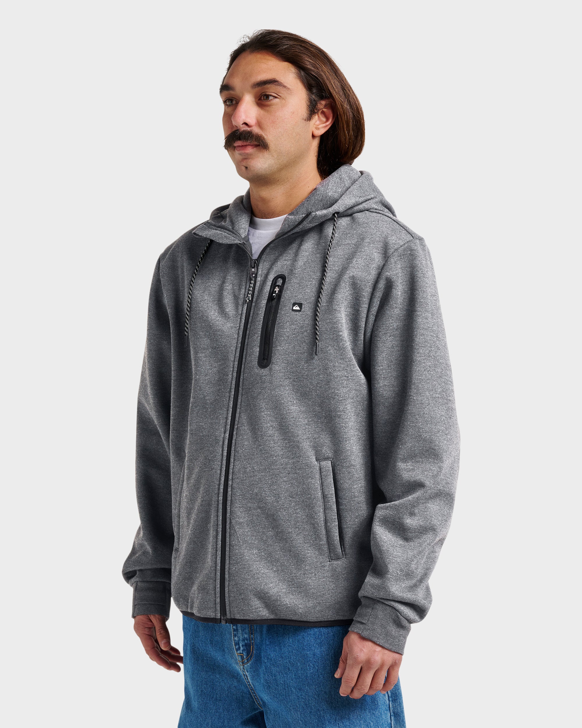 Waterman Departure Zip Sweatshirt - Phantom Heather - Image 4